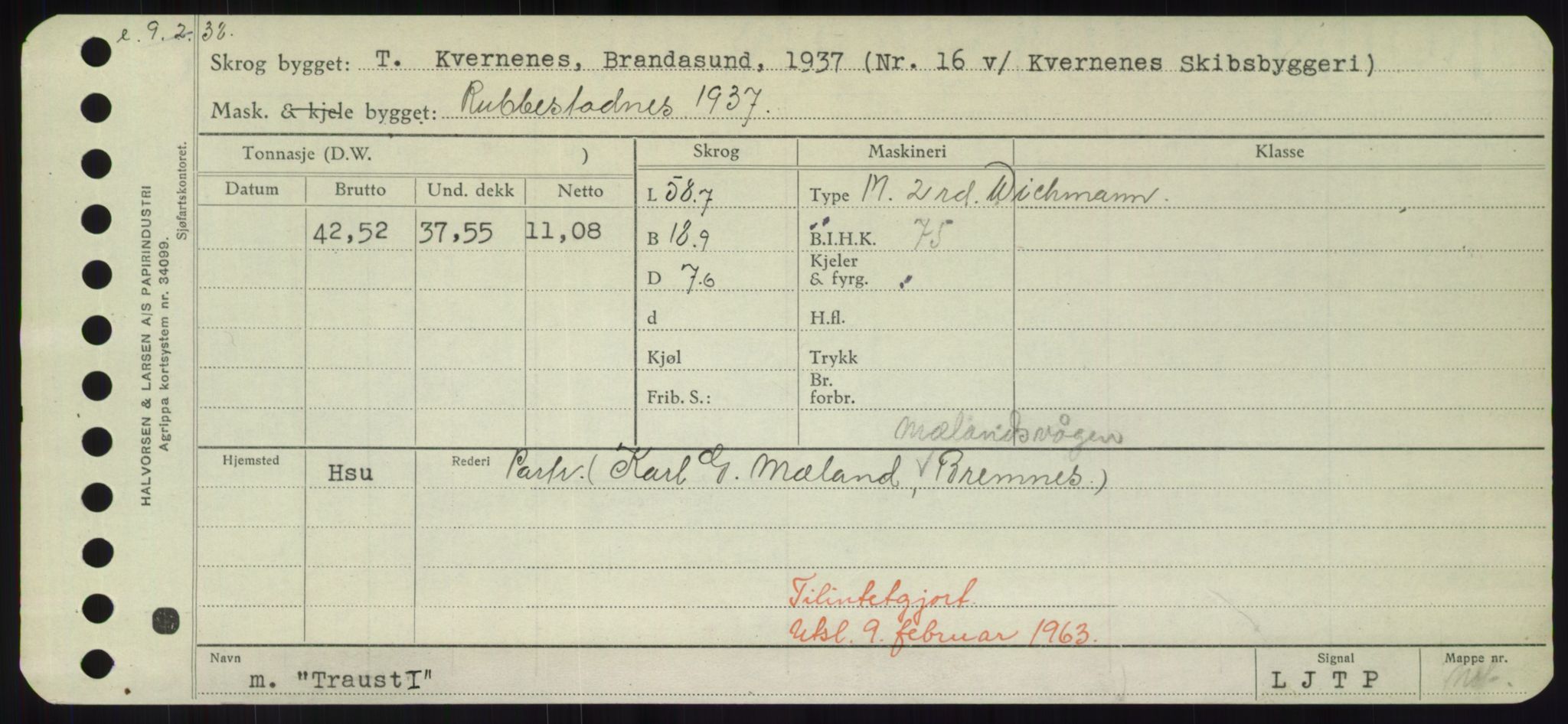 Sjøfartsdirektoratet med forløpere, Skipsmålingen, AV/RA-S-1627/H/Hd/L0039: Fartøy, Ti-Tø, s. 525