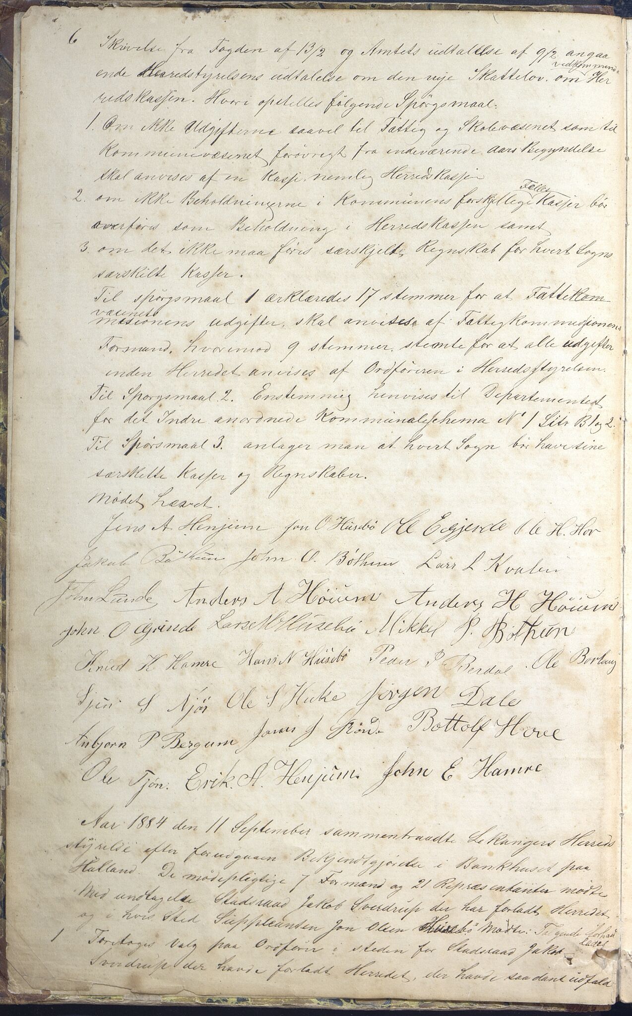 Leikanger kommune. Formannskapet, VLFK/K-14190.150/100/L0004: møtebok for kommunestyret og formannskapet i Leikanger kommune, 1884-1902