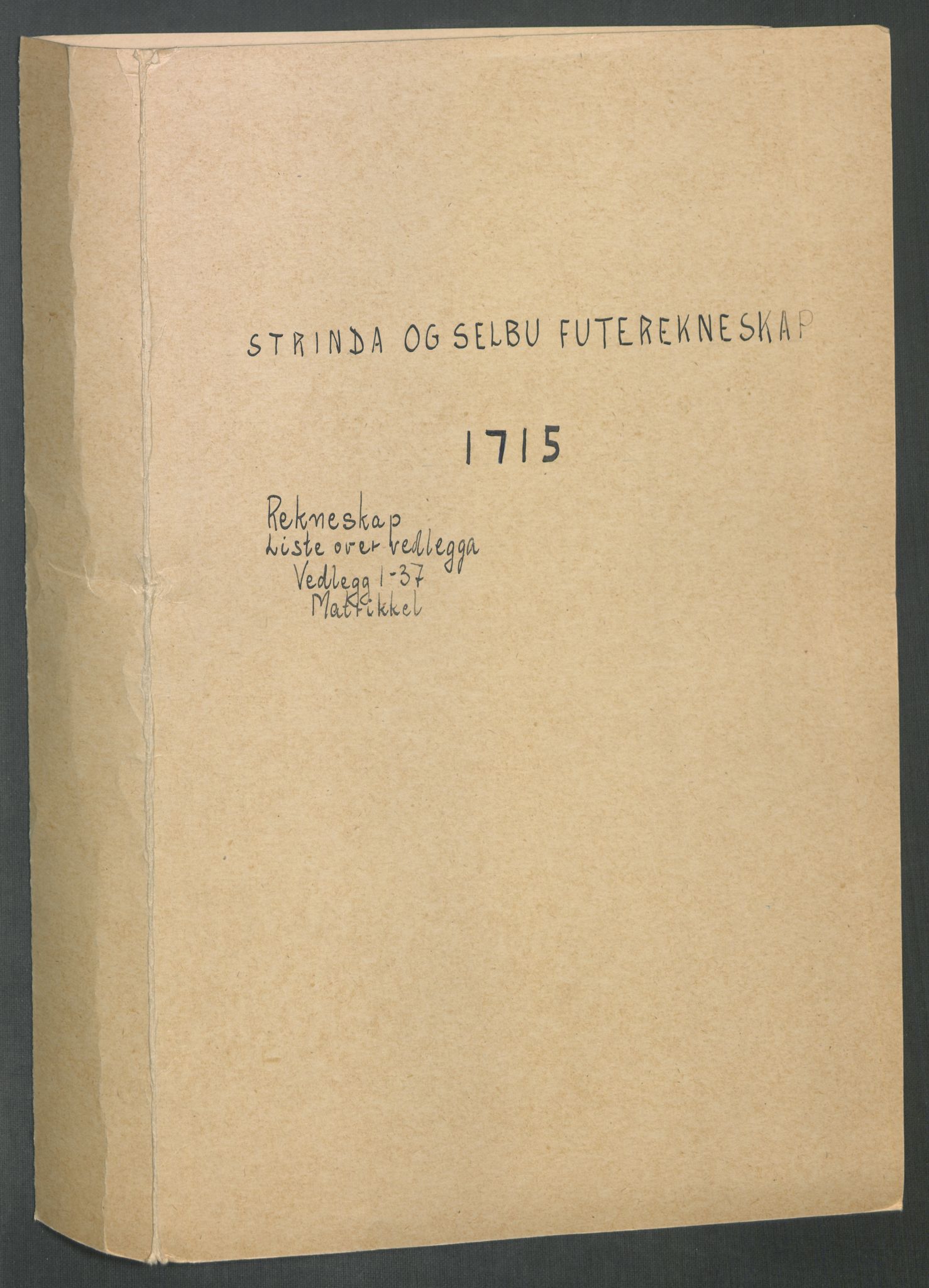 Rentekammeret inntil 1814, Reviderte regnskaper, Fogderegnskap, AV/RA-EA-4092/R61/L4115: Fogderegnskap Strinda og Selbu, 1715-1716, s. 2