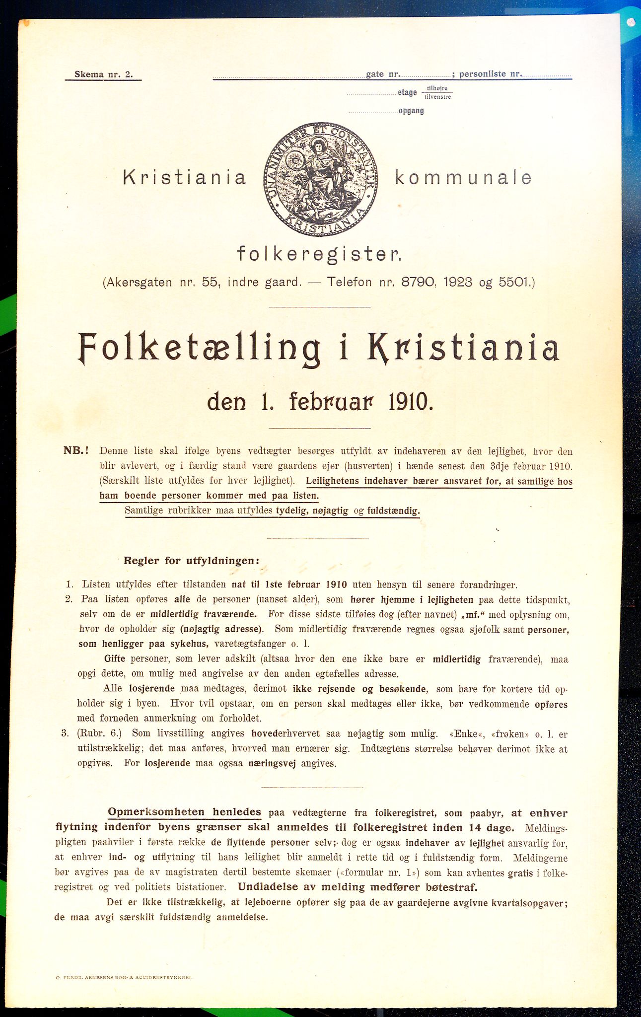 OBA, Kommunal folketelling 1.2.1910 for Kristiania, 1910, s. 1042