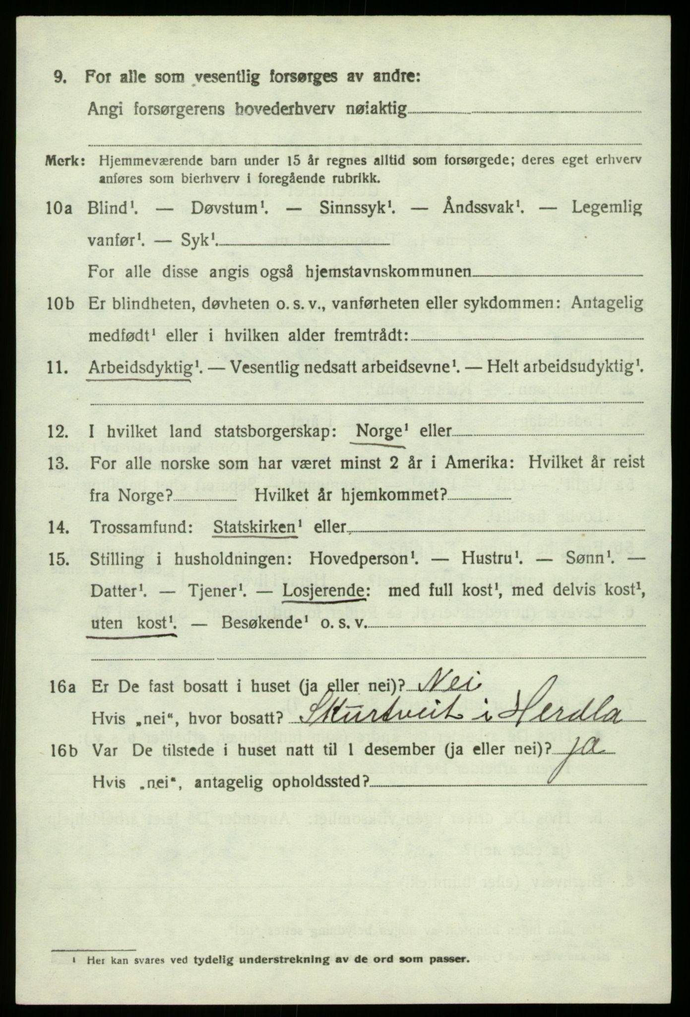 SAB, Folketelling 1920 for 1258 Herdla herred, 1920, s. 2748