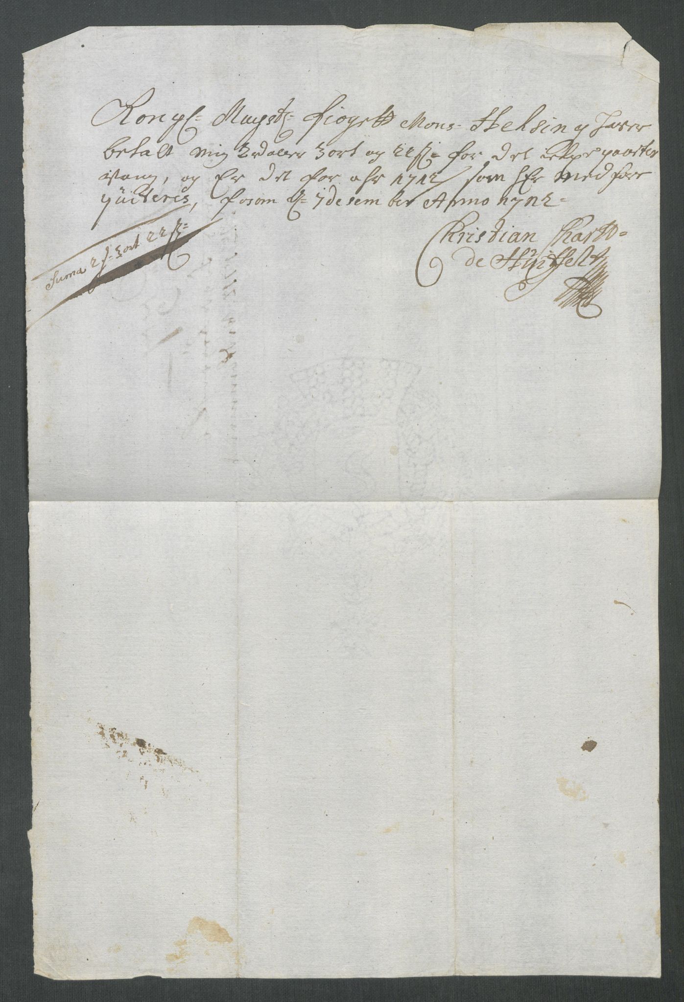 Rentekammeret inntil 1814, Reviderte regnskaper, Fogderegnskap, RA/EA-4092/R63/L4320: Fogderegnskap Inderøy, 1712, s. 291