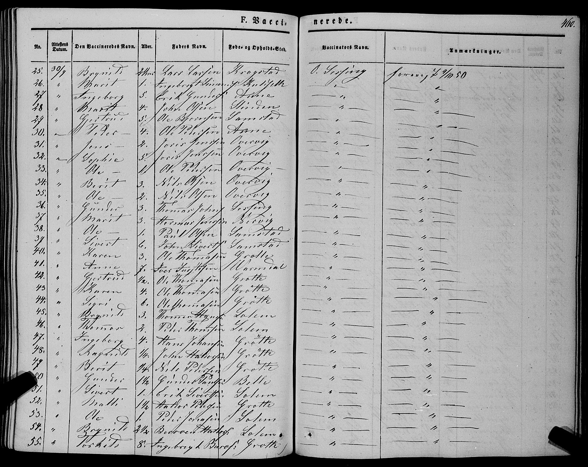Ministerialprotokoller, klokkerbøker og fødselsregistre - Sør-Trøndelag, SAT/A-1456/695/L1145: Ministerialbok nr. 695A06 /1, 1843-1859, s. 460