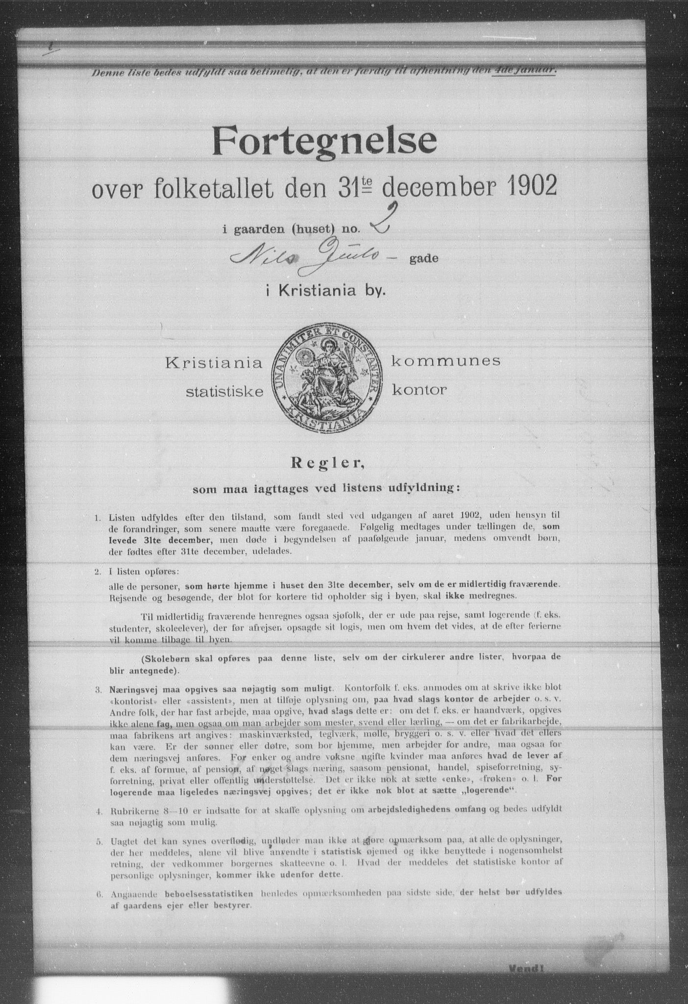 OBA, Kommunal folketelling 31.12.1902 for Kristiania kjøpstad, 1902, s. 13336