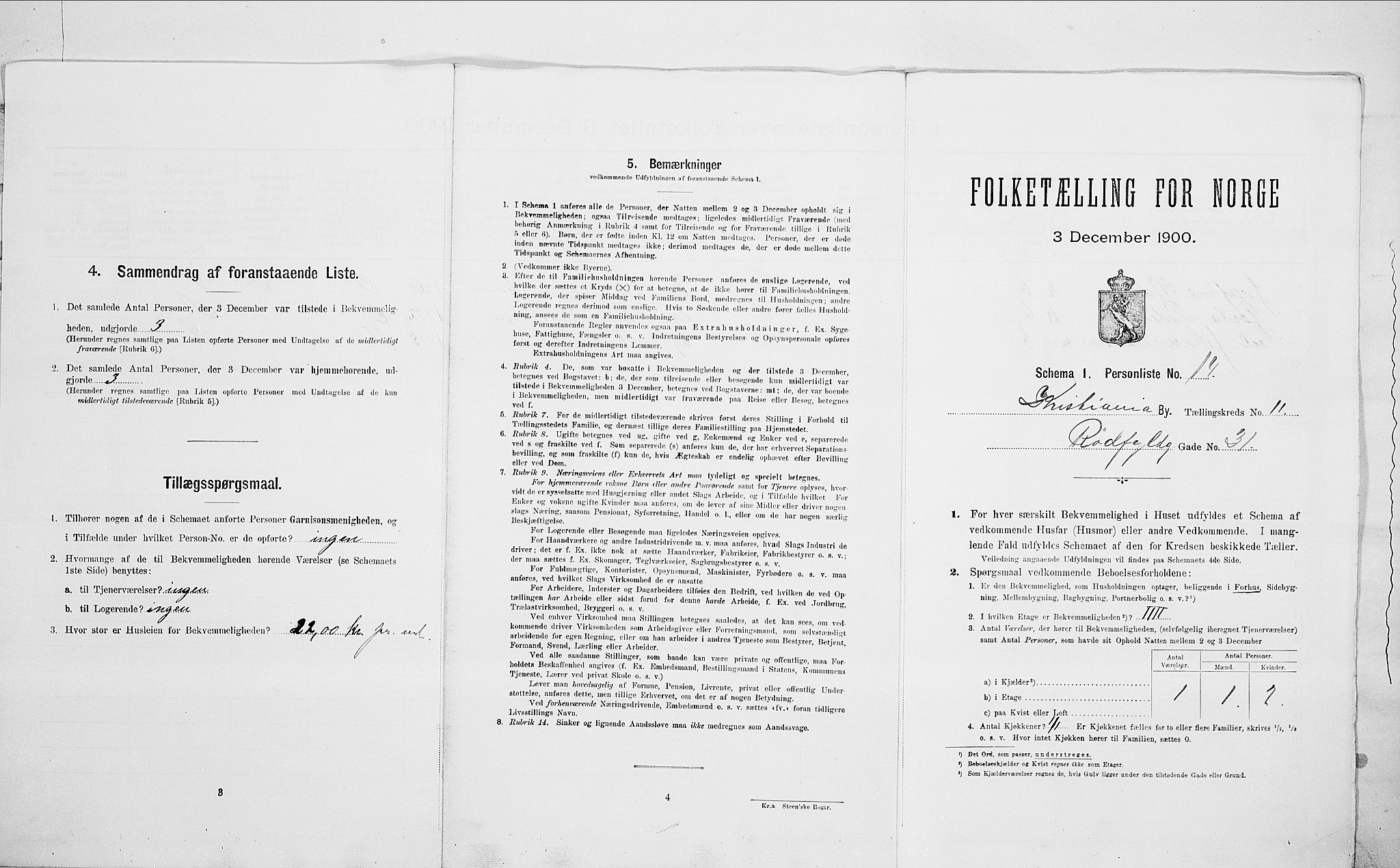 SAO, Folketelling 1900 for 0301 Kristiania kjøpstad, 1900, s. 77653
