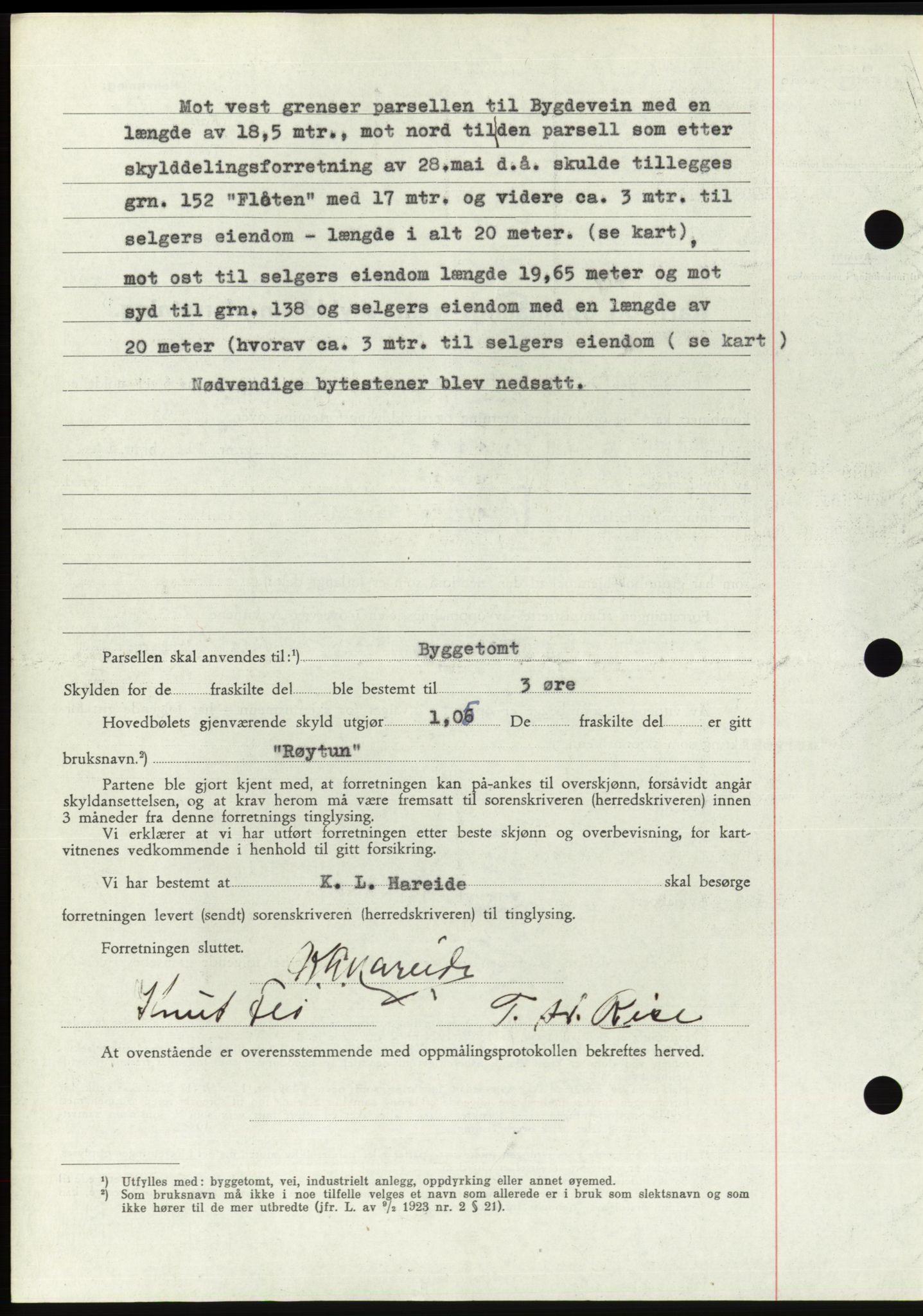 Søre Sunnmøre sorenskriveri, AV/SAT-A-4122/1/2/2C/L0078: Pantebok nr. 4A, 1946-1946, Dagboknr: 826/1946