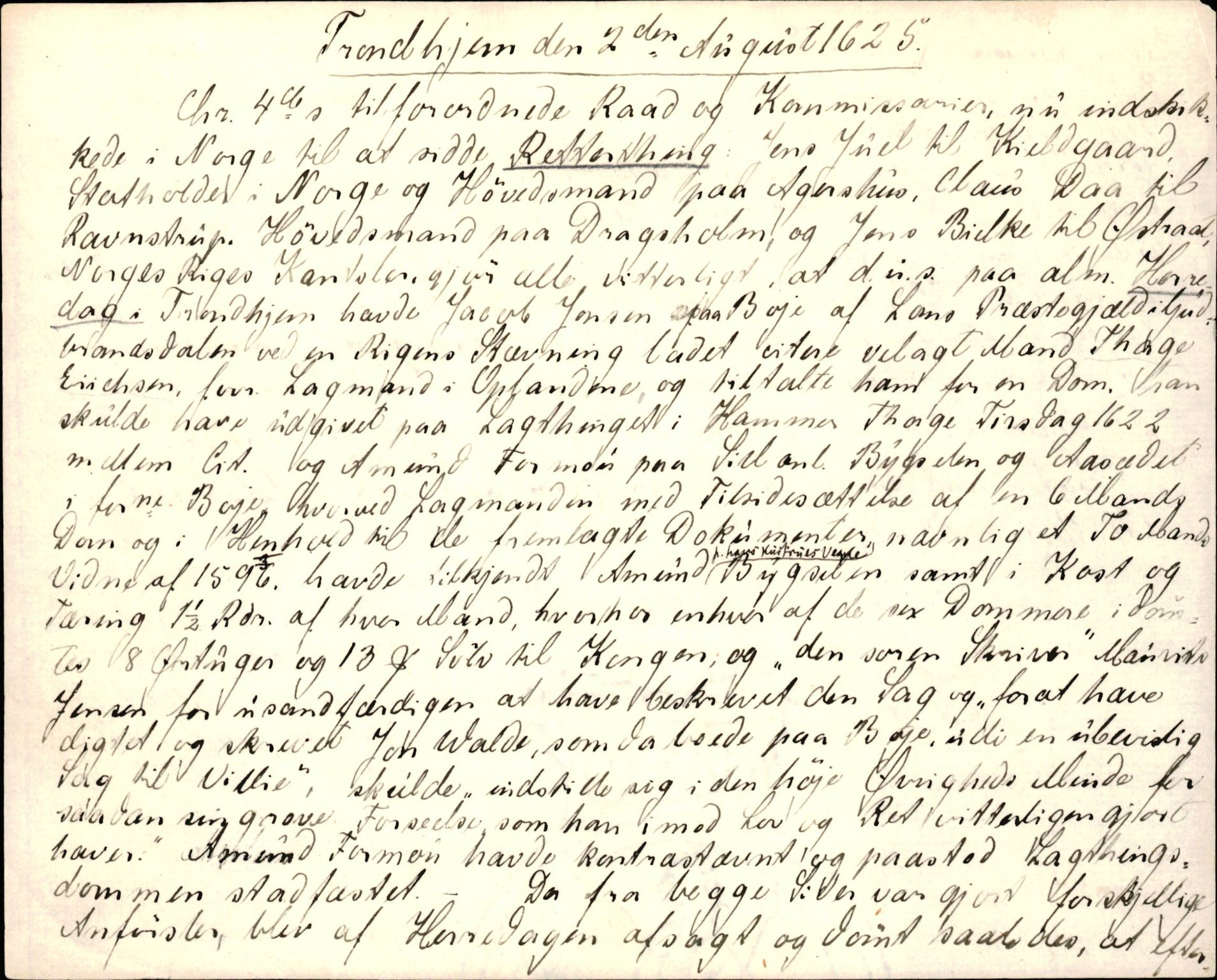 Riksarkivets diplomsamling, AV/RA-EA-5965/F35/F35d/L0003: Innlånte diplomer, seddelregister, 1621-1642, s. 117