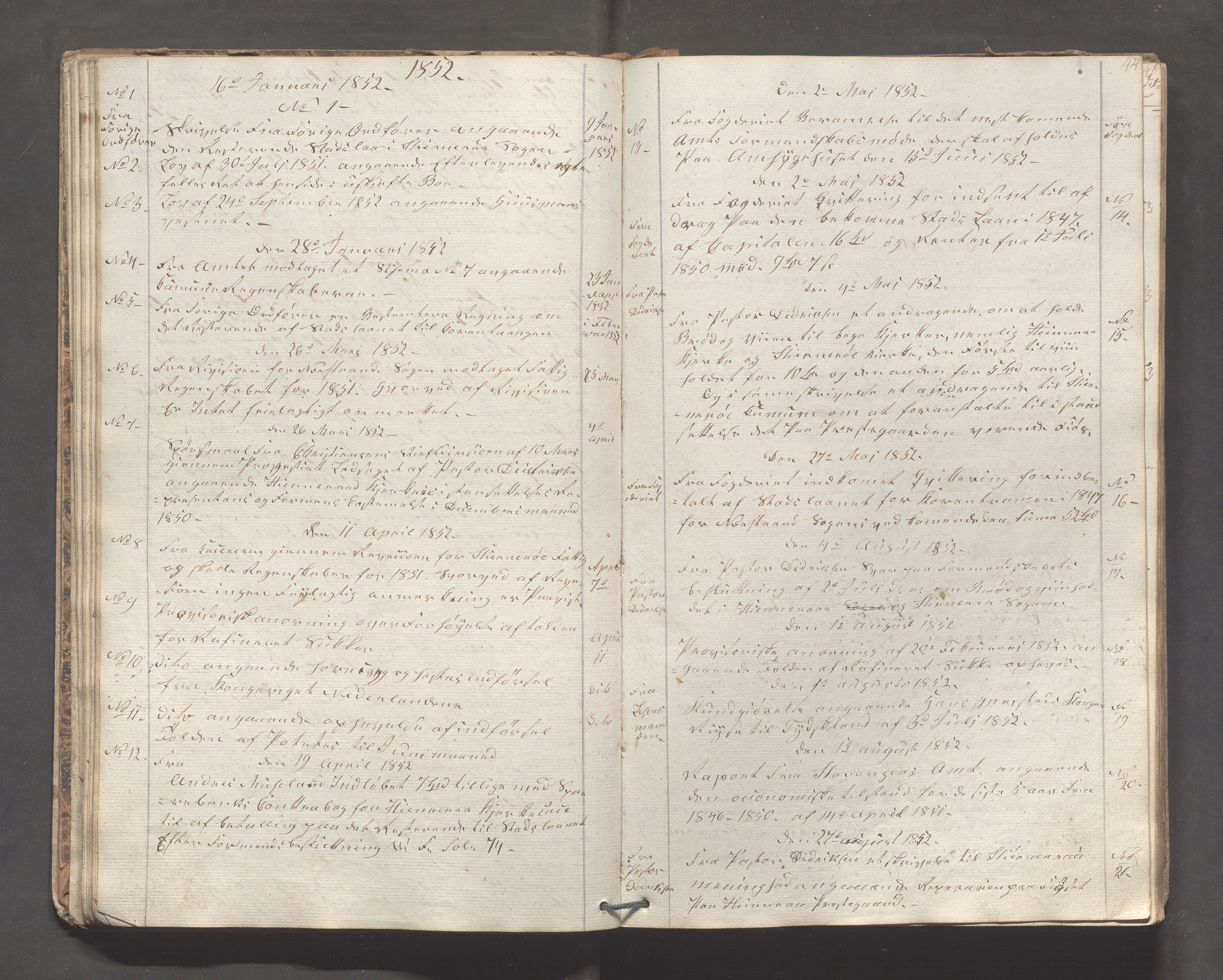 Nedstrand kommune - Formannskapet, IKAR/K-100244/C/L0001: Journal, 1837-1908, s. 44