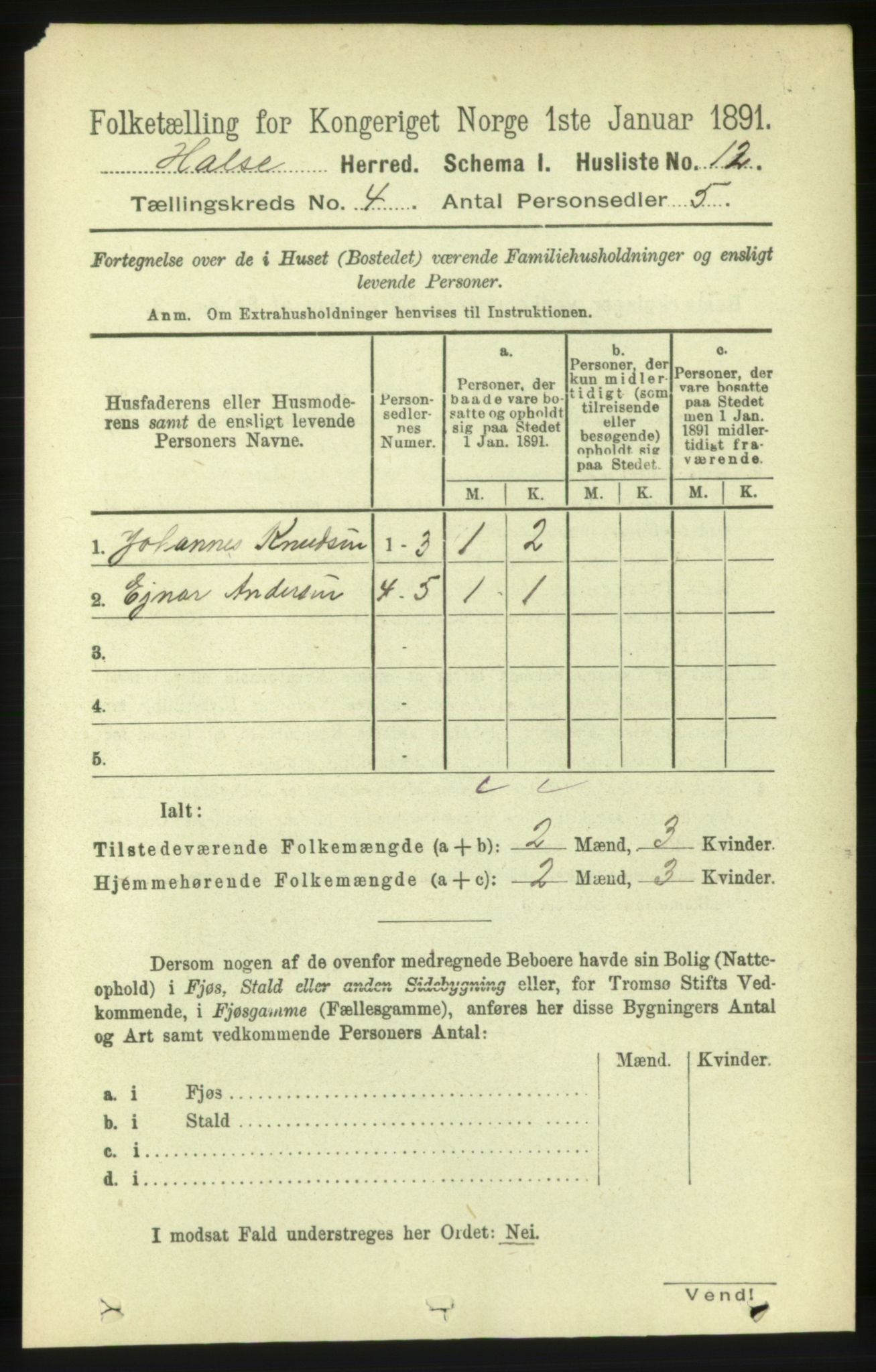 RA, Folketelling 1891 for 1571 Halsa herred, 1891, s. 950