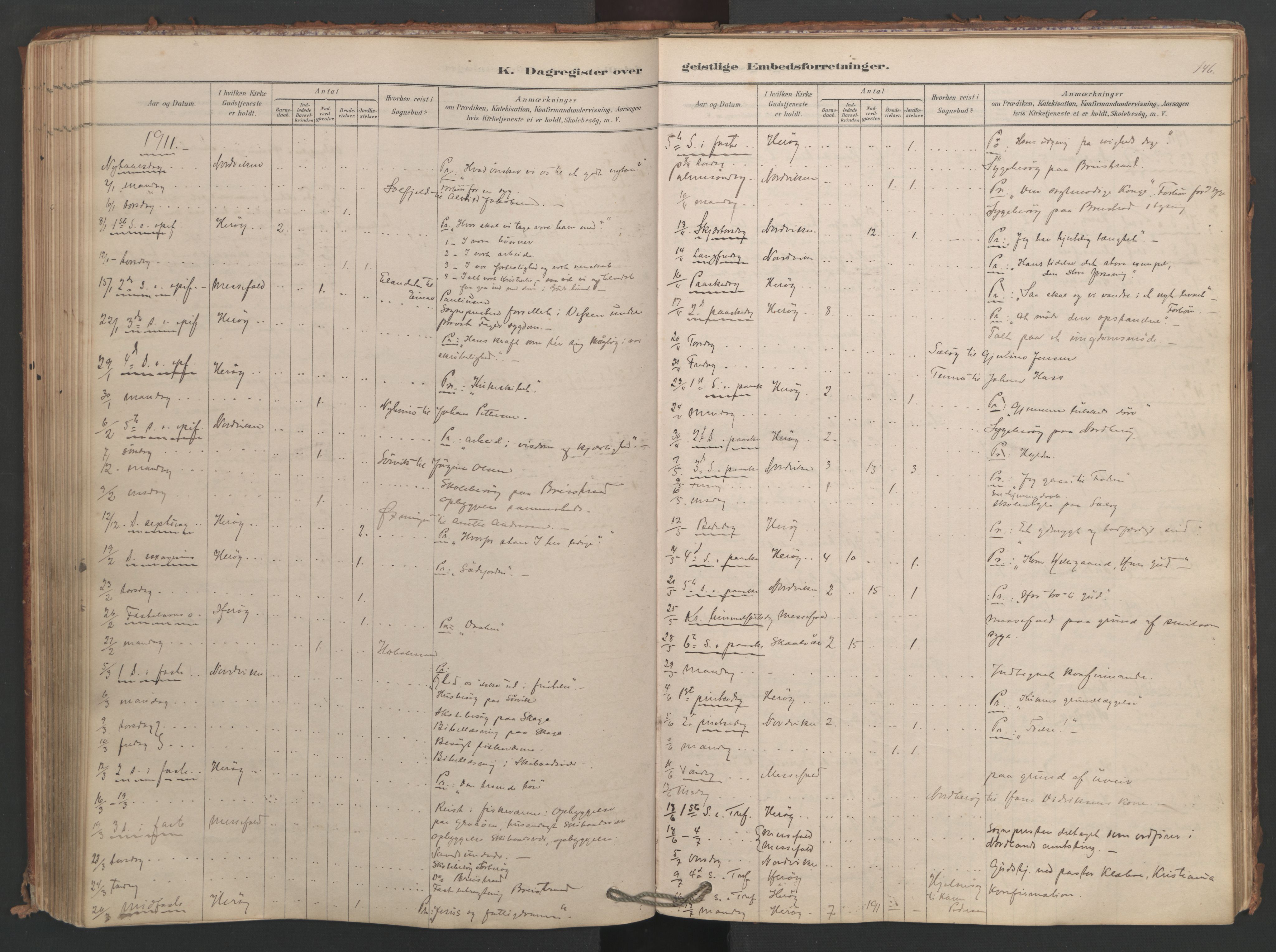 Ministerialprotokoller, klokkerbøker og fødselsregistre - Nordland, AV/SAT-A-1459/834/L0509: Ministerialbok nr. 834A07, 1878-1937, s. 146