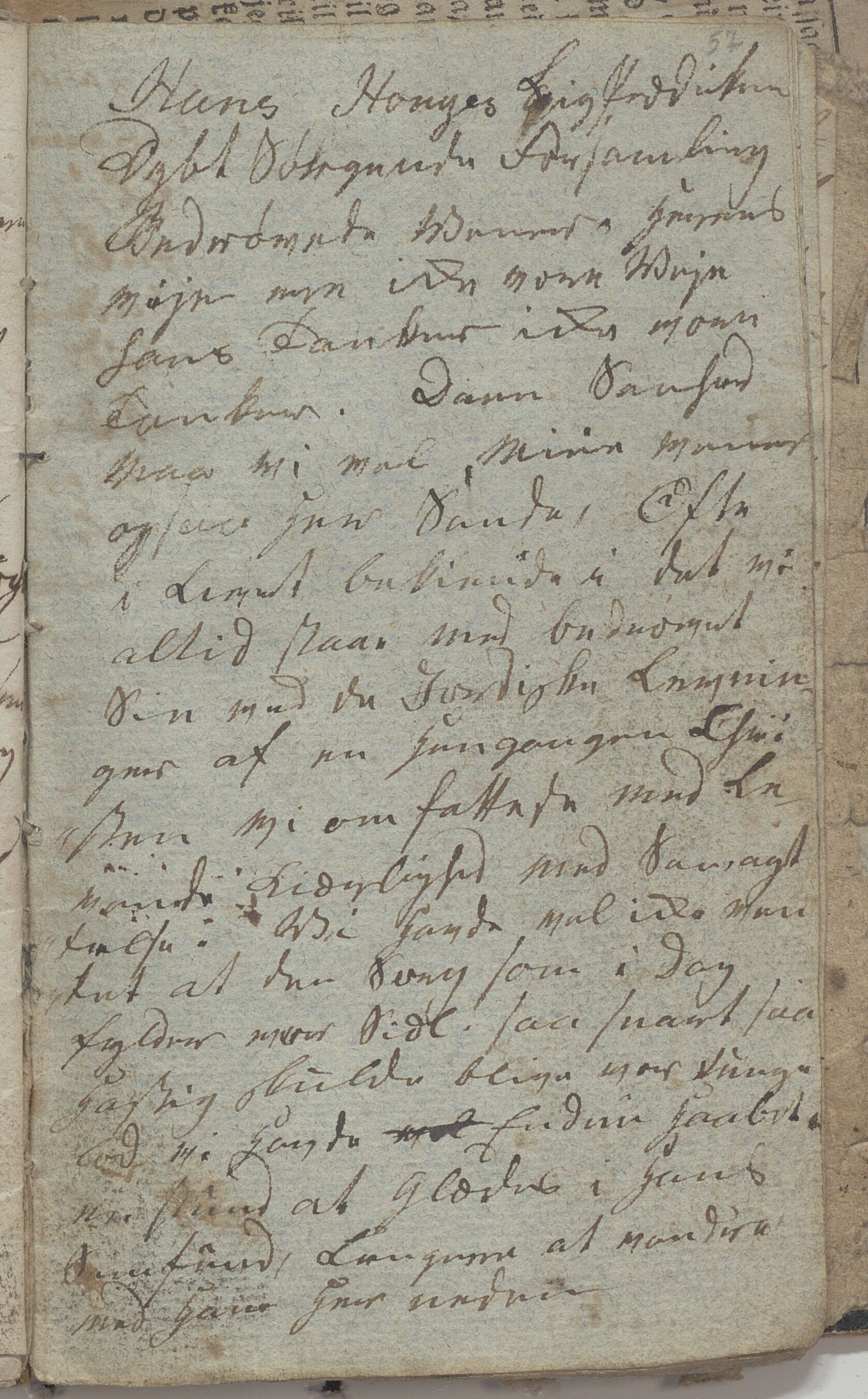 Heggtveitsamlingen, TMF/A-1007/H/L0045/0004: Brev, kopibøker, biografiske opptegnelser etc. / "Blegen", 1815-1830, s. 57