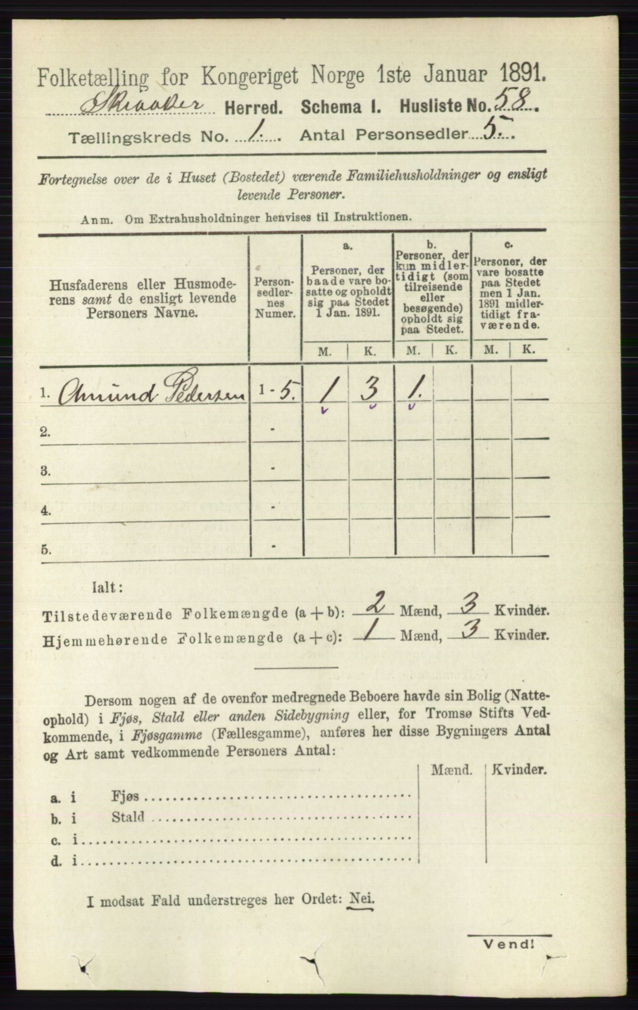 RA, Folketelling 1891 for 0513 Skjåk herred, 1891, s. 81