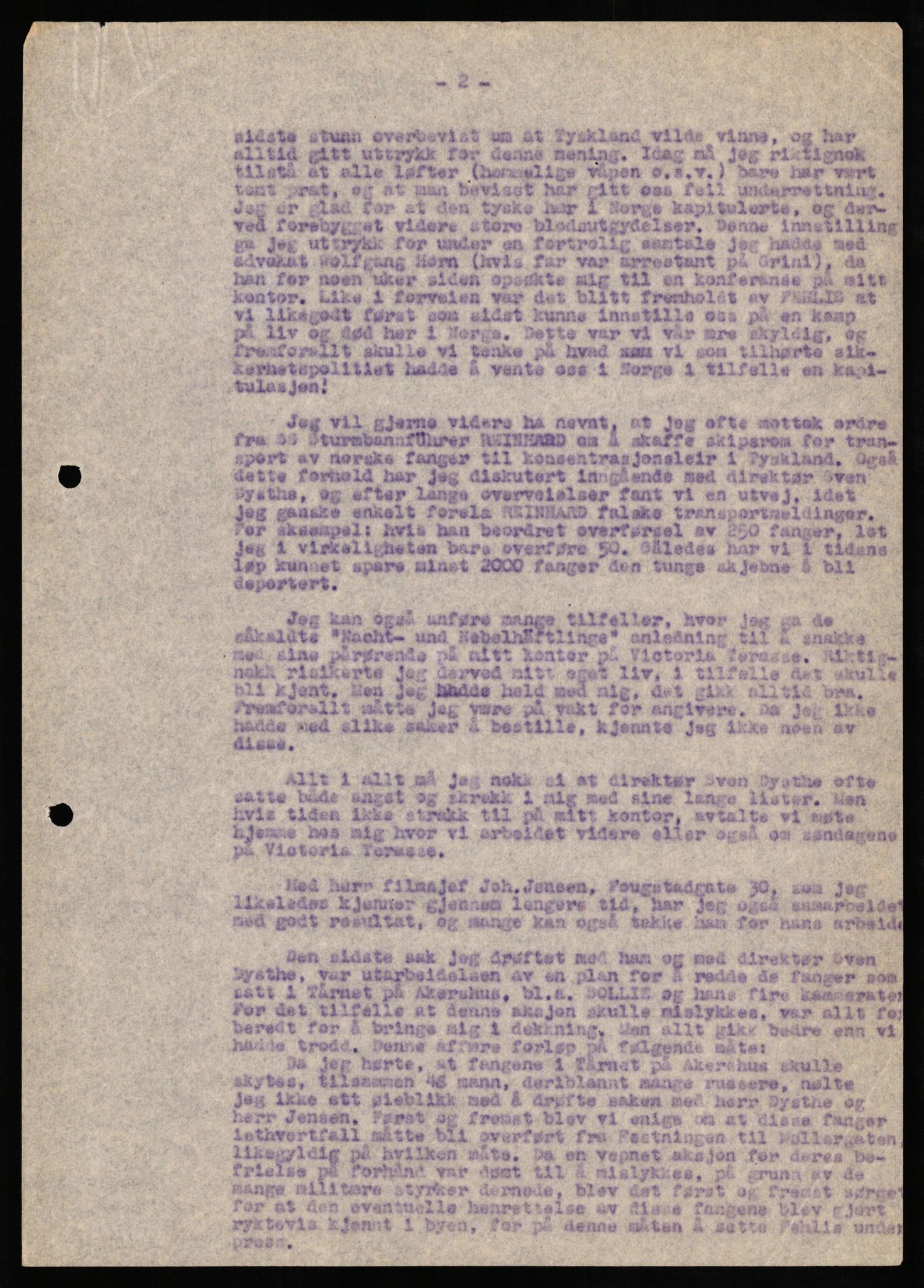 Forsvaret, Forsvarets overkommando II, AV/RA-RAFA-3915/D/Db/L0025: CI Questionaires. Tyske okkupasjonsstyrker i Norge. Tyskere., 1945-1946, s. 422