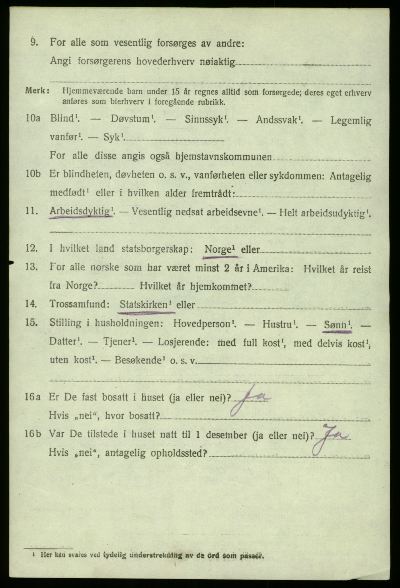 SAB, Folketelling 1920 for 1261 Manger herred, 1920, s. 2224