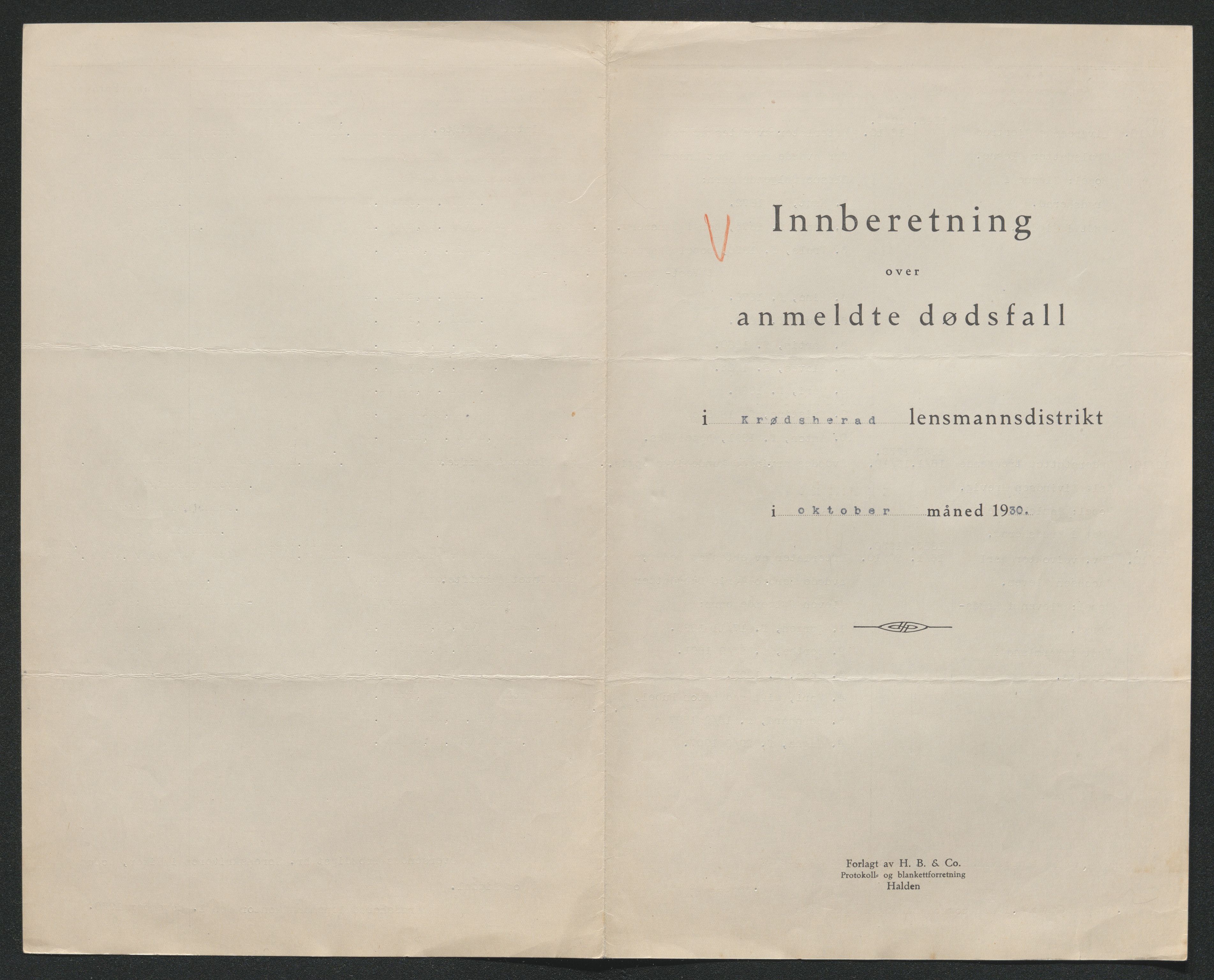 Eiker, Modum og Sigdal sorenskriveri, SAKO/A-123/H/Ha/Hab/L0046: Dødsfallsmeldinger, 1930-1931, s. 422