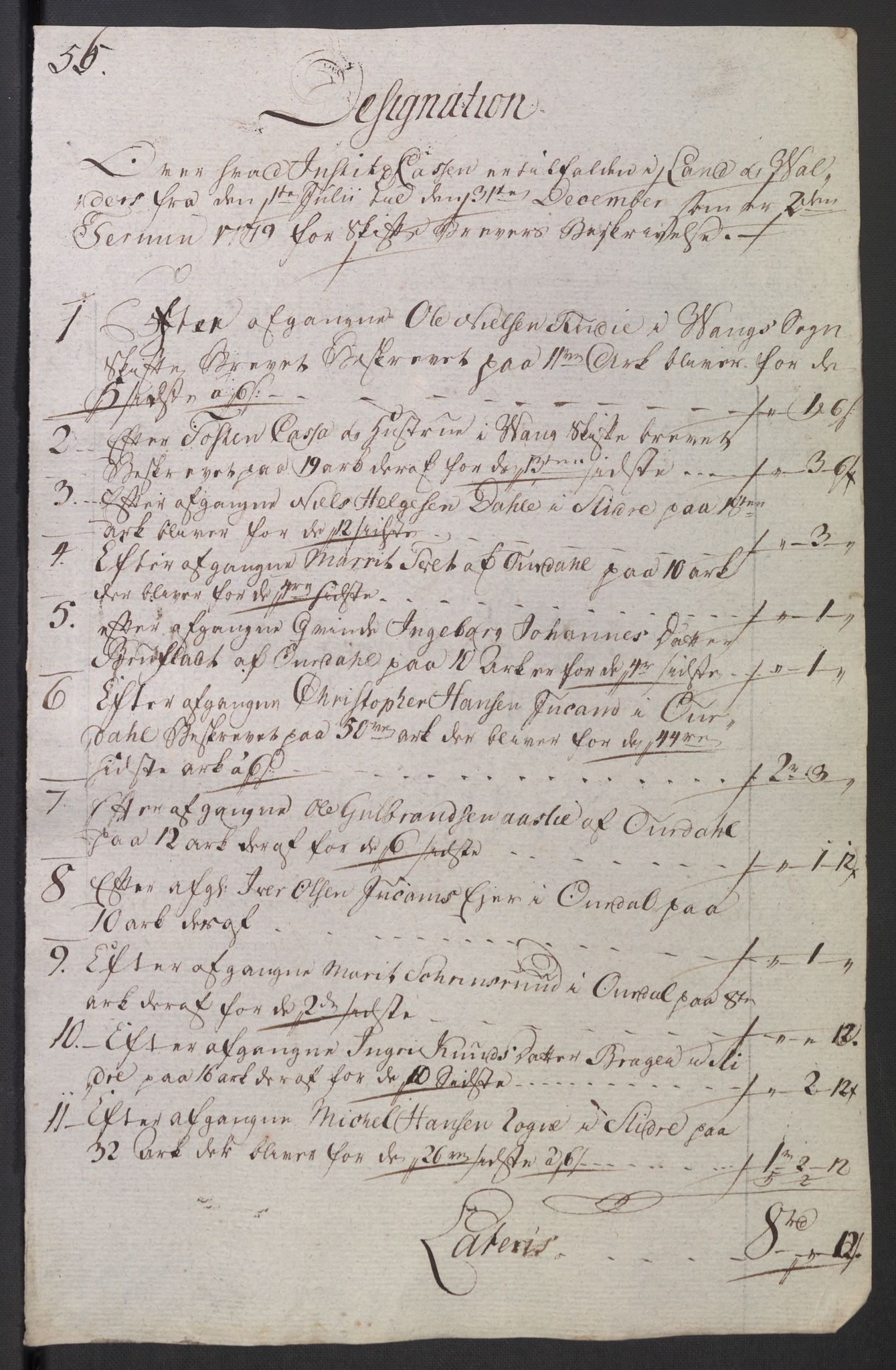 Rentekammeret inntil 1814, Reviderte regnskaper, Mindre regnskaper, AV/RA-EA-4068/Rb/L0014: Opplands amt, 1771-1779, s. 827