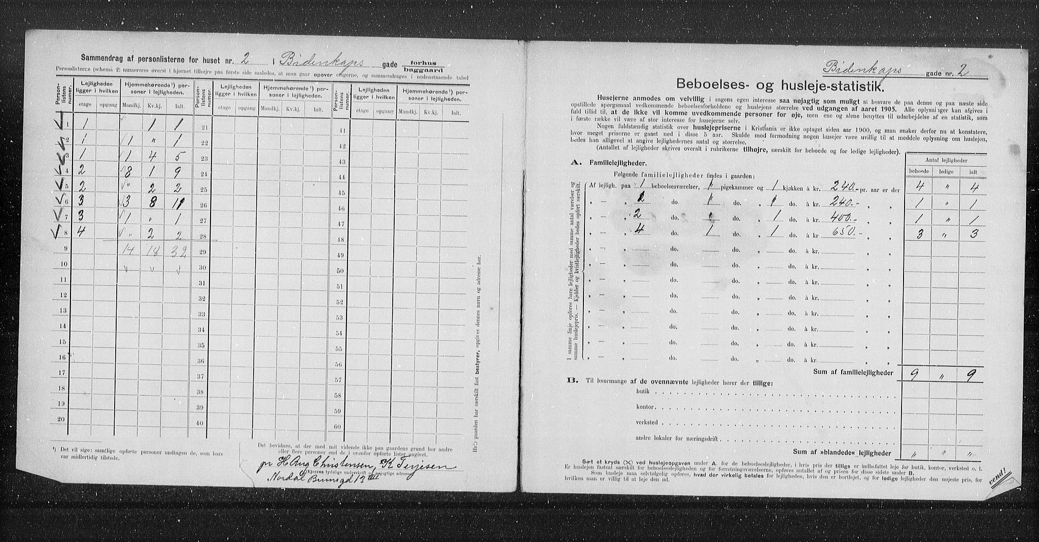 OBA, Kommunal folketelling 31.12.1905 for Kristiania kjøpstad, 1905, s. 2298