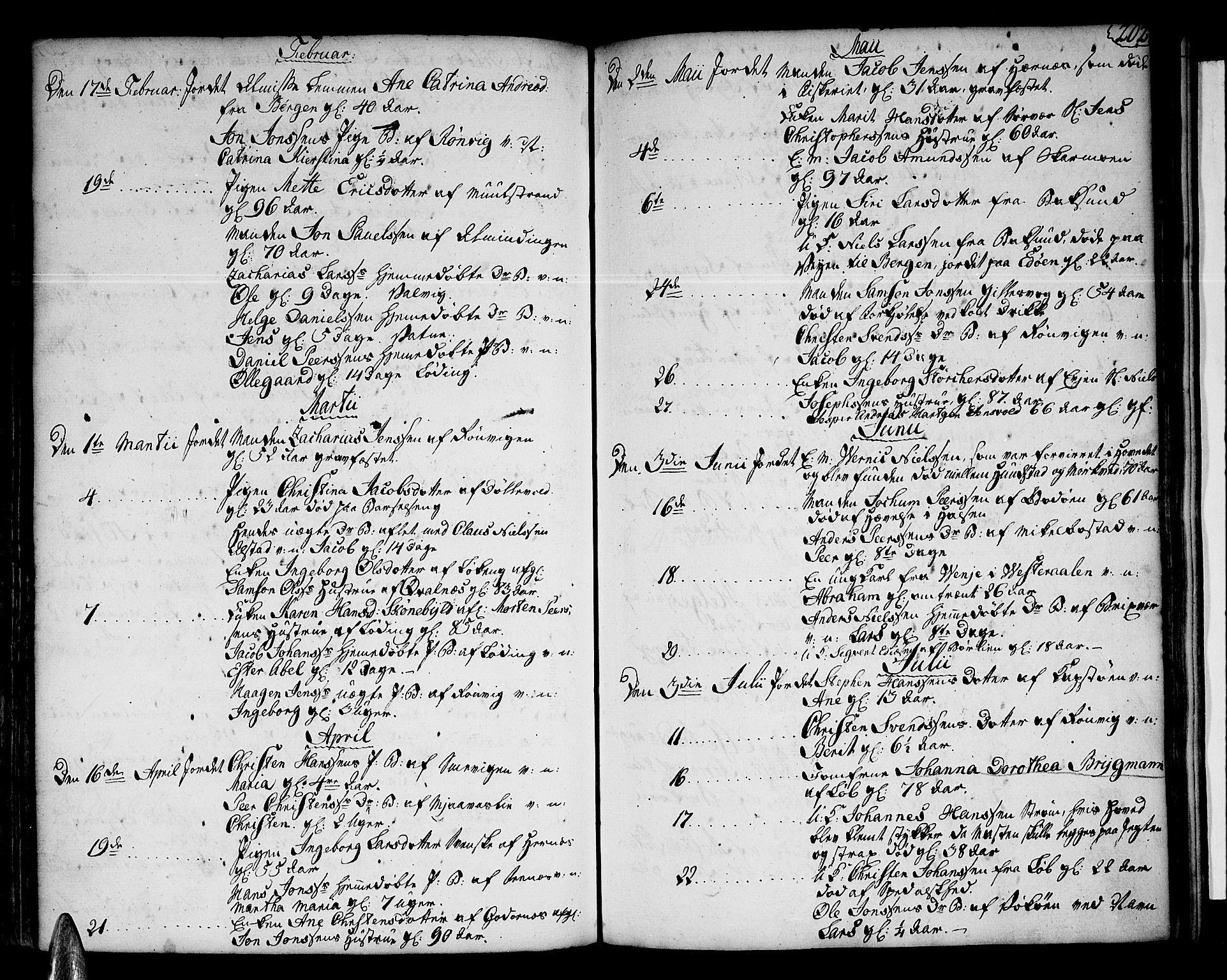Ministerialprotokoller, klokkerbøker og fødselsregistre - Nordland, AV/SAT-A-1459/801/L0003: Ministerialbok nr. 801A03, 1762-1795, s. 202
