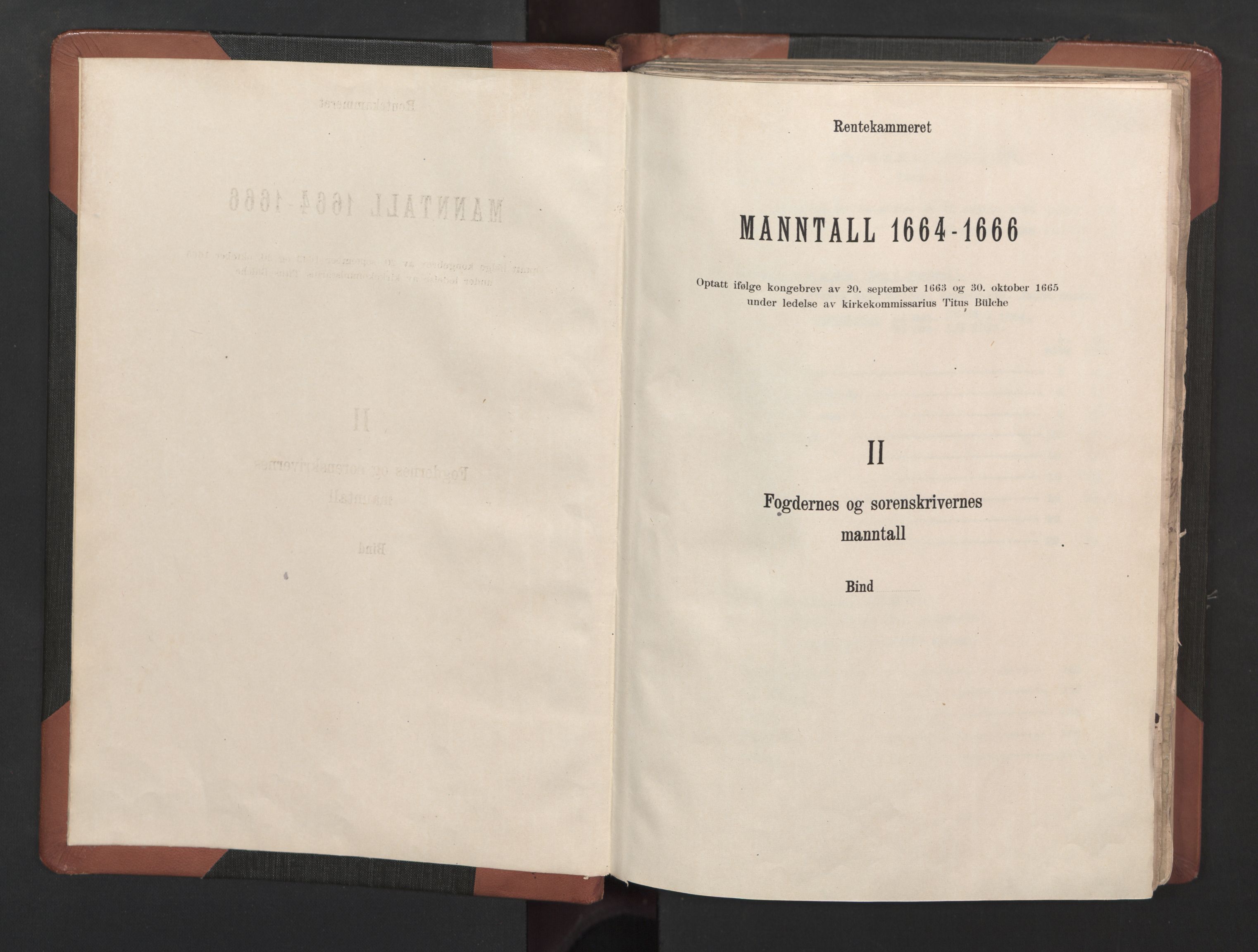 RA, Fogdenes og sorenskrivernes manntall 1664-1666, nr. 14: Hardanger len, Ytre Sogn fogderi og Indre Sogn fogderi, 1664-1665