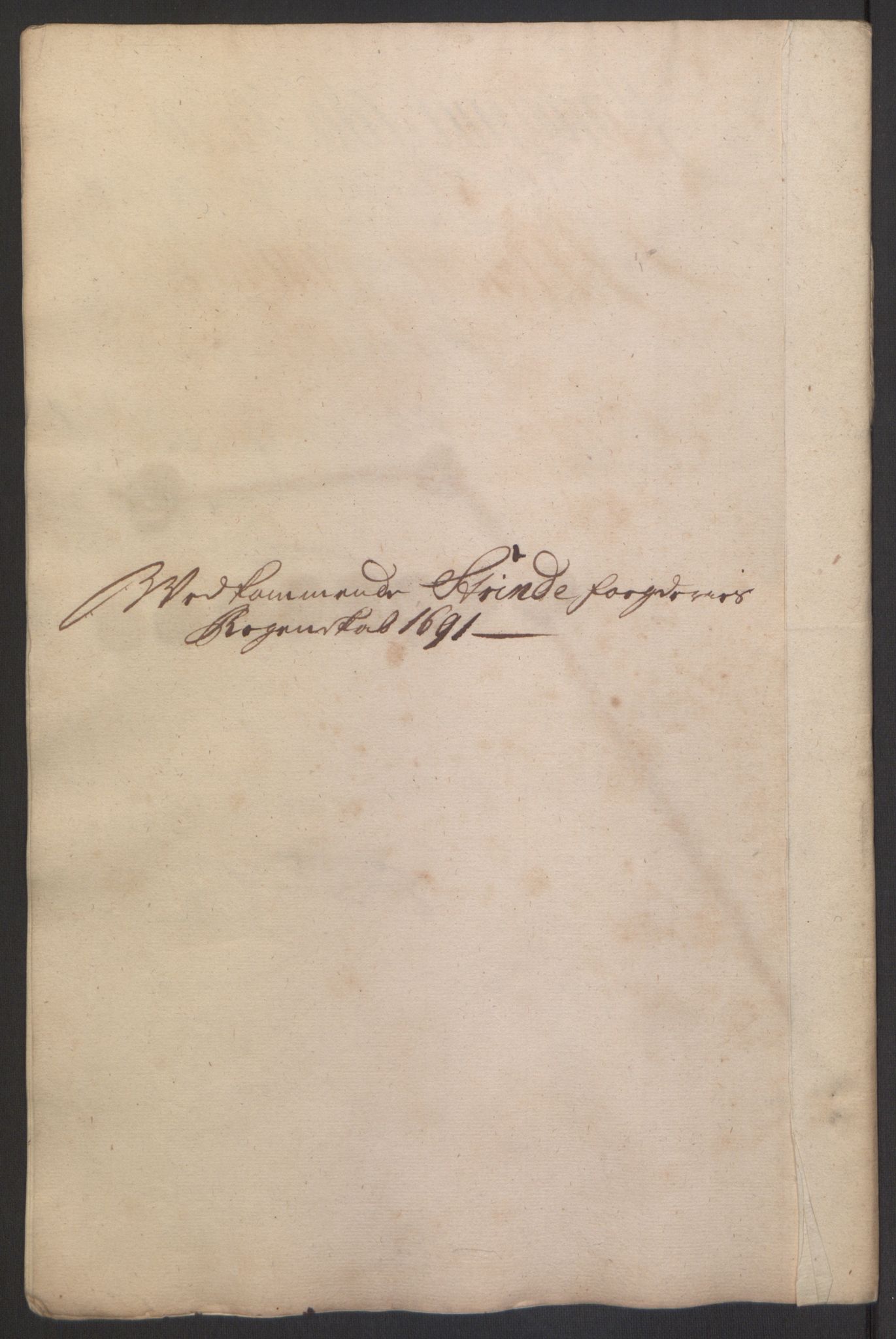 Rentekammeret inntil 1814, Reviderte regnskaper, Fogderegnskap, RA/EA-4092/R61/L4103: Fogderegnskap Strinda og Selbu, 1691-1692, s. 80
