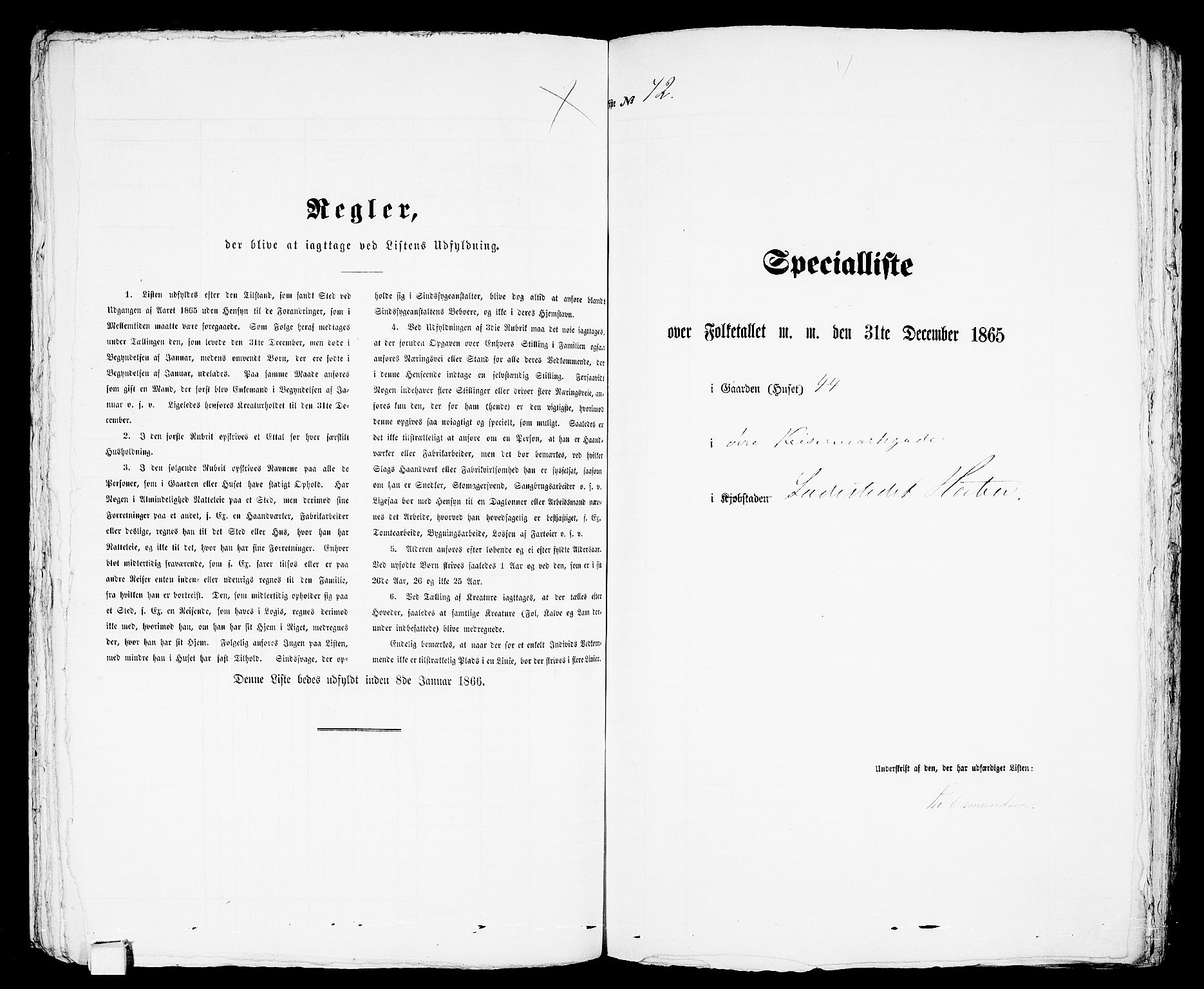 RA, Folketelling 1865 for 0703 Horten ladested, 1865, s. 174