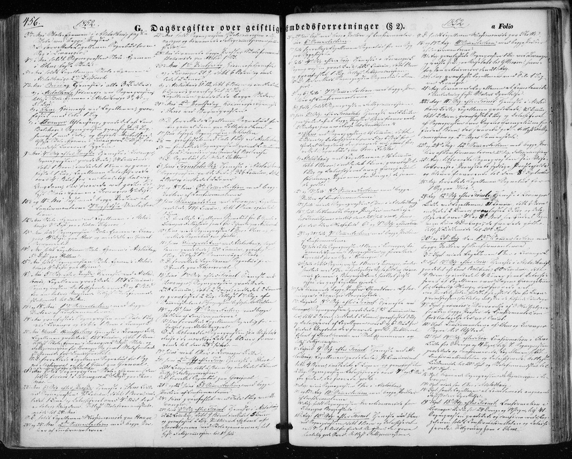 Ministerialprotokoller, klokkerbøker og fødselsregistre - Nord-Trøndelag, SAT/A-1458/717/L0154: Ministerialbok nr. 717A07 /1, 1850-1862, s. 456