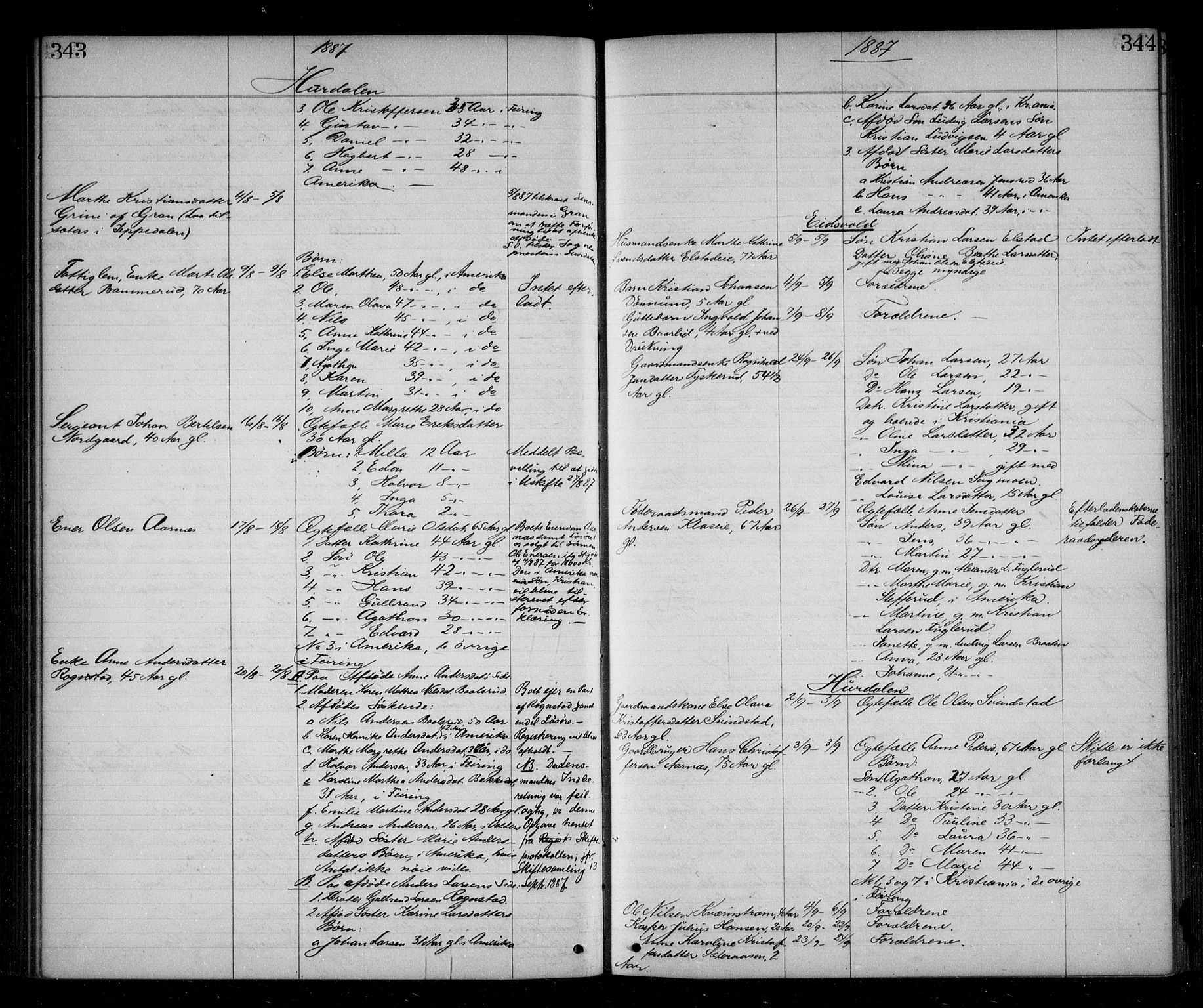 Eidsvoll tingrett, AV/SAO-A-10371/H/Ha/Haa/L0002: Dødsmeldingsprotokoll - Sorenskriveriet, 1863-1910, s. 343-344