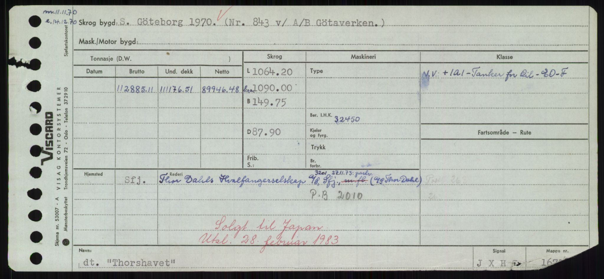 Sjøfartsdirektoratet med forløpere, Skipsmålingen, RA/S-1627/H/Hd/L0038: Fartøy, T-Th, s. 747