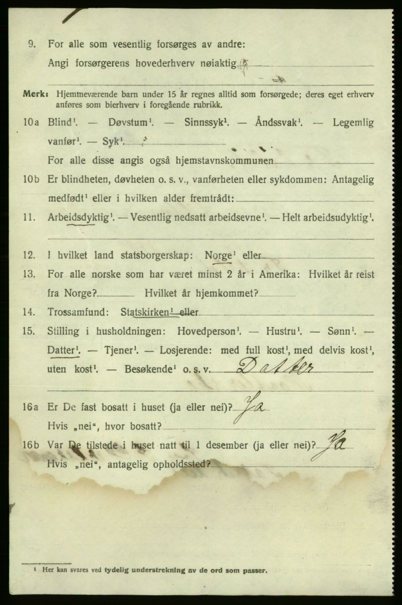 SAO, Folketelling 1920 for 0101 Fredrikshald kjøpstad, 1920, s. 13671