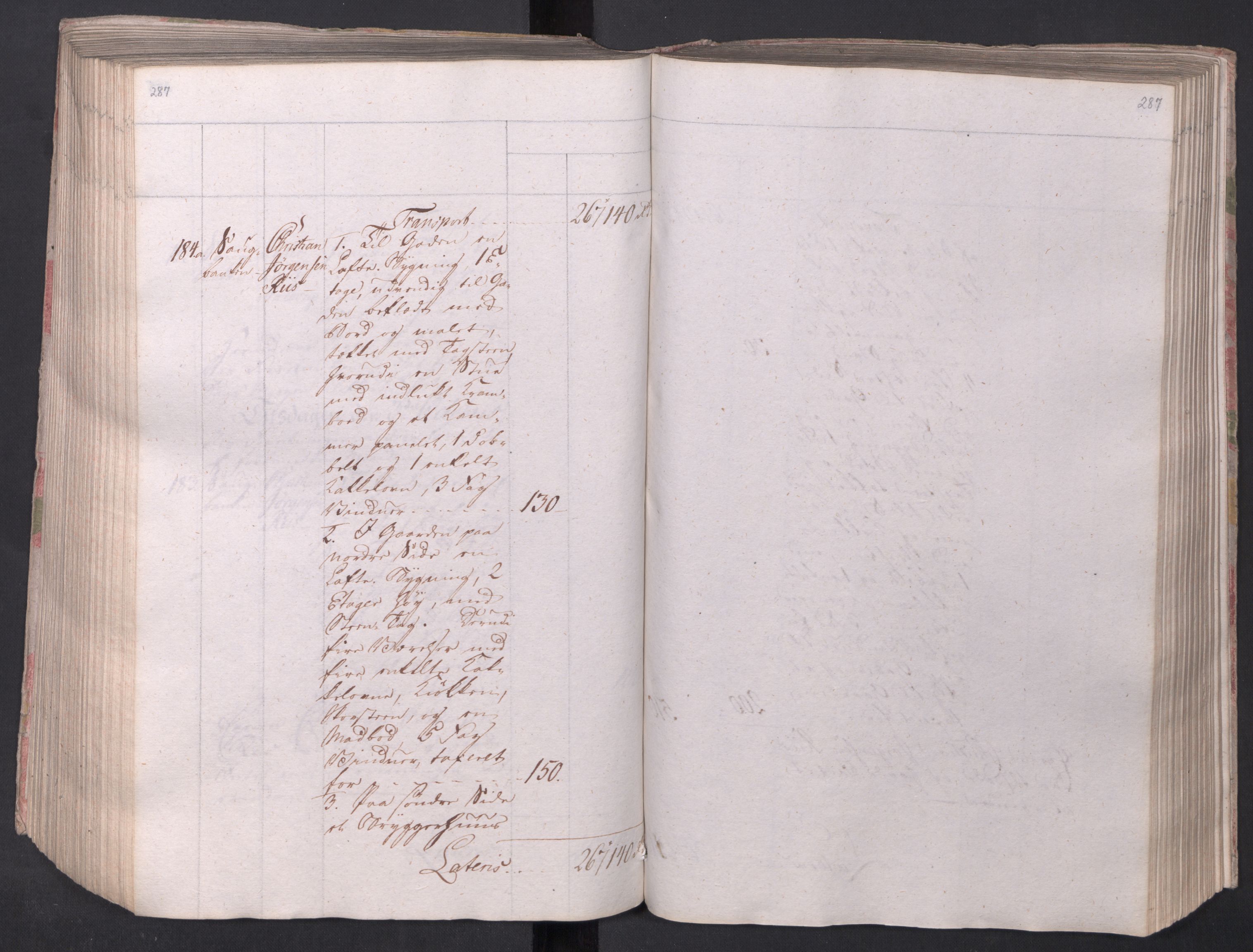 Kristiania stiftamt, AV/SAO-A-10386/I/Ia/L0015: Branntakster, 1797, s. 287