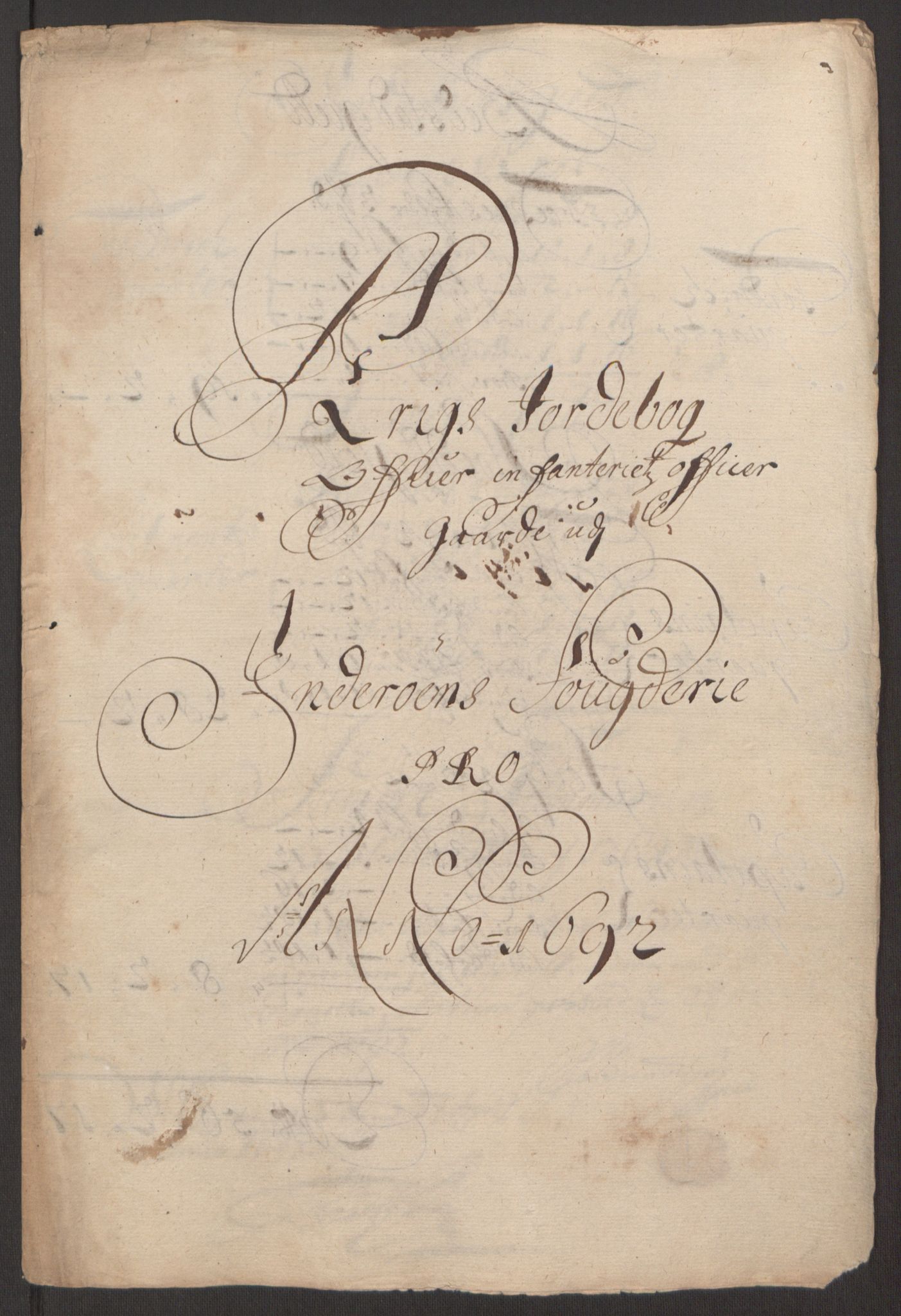 Rentekammeret inntil 1814, Reviderte regnskaper, Fogderegnskap, RA/EA-4092/R63/L4308: Fogderegnskap Inderøy, 1692-1694, s. 218