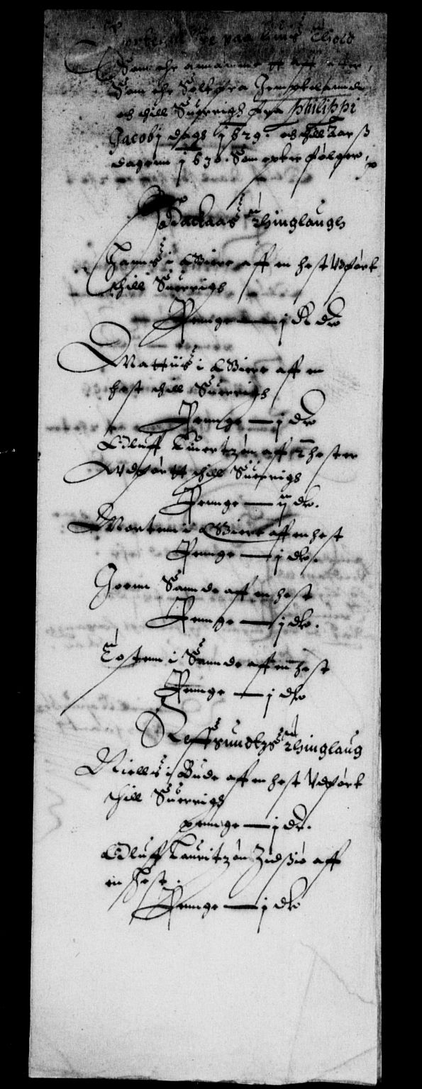 Rentekammeret inntil 1814, Reviderte regnskaper, Lensregnskaper, RA/EA-5023/R/Rb/Rbw/L0040: Trondheim len, 1629-1630