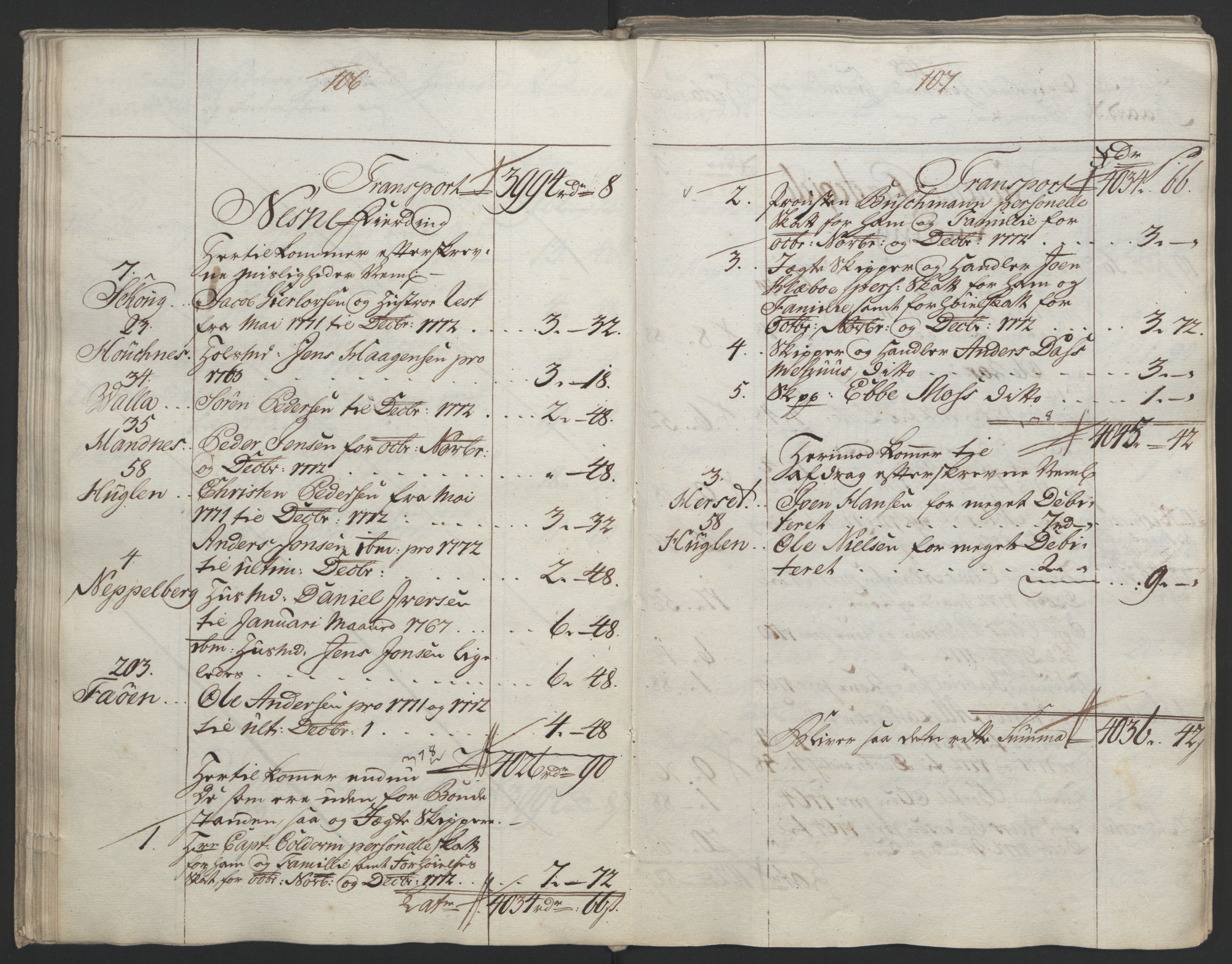 Rentekammeret inntil 1814, Reviderte regnskaper, Fogderegnskap, RA/EA-4092/R65/L4573: Ekstraskatten Helgeland, 1762-1772, s. 497