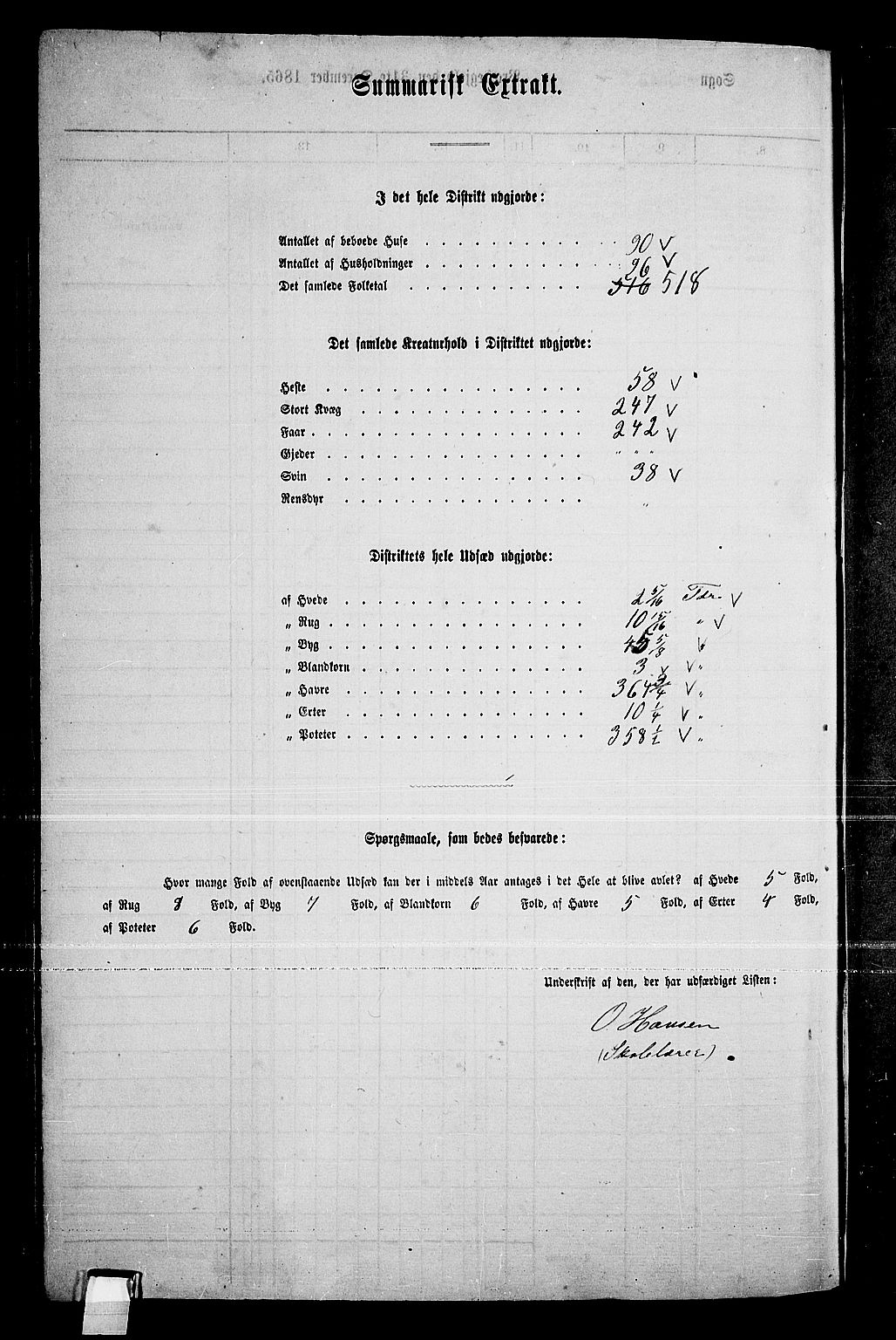 RA, Folketelling 1865 for 0235P Ullensaker prestegjeld, 1865, s. 304