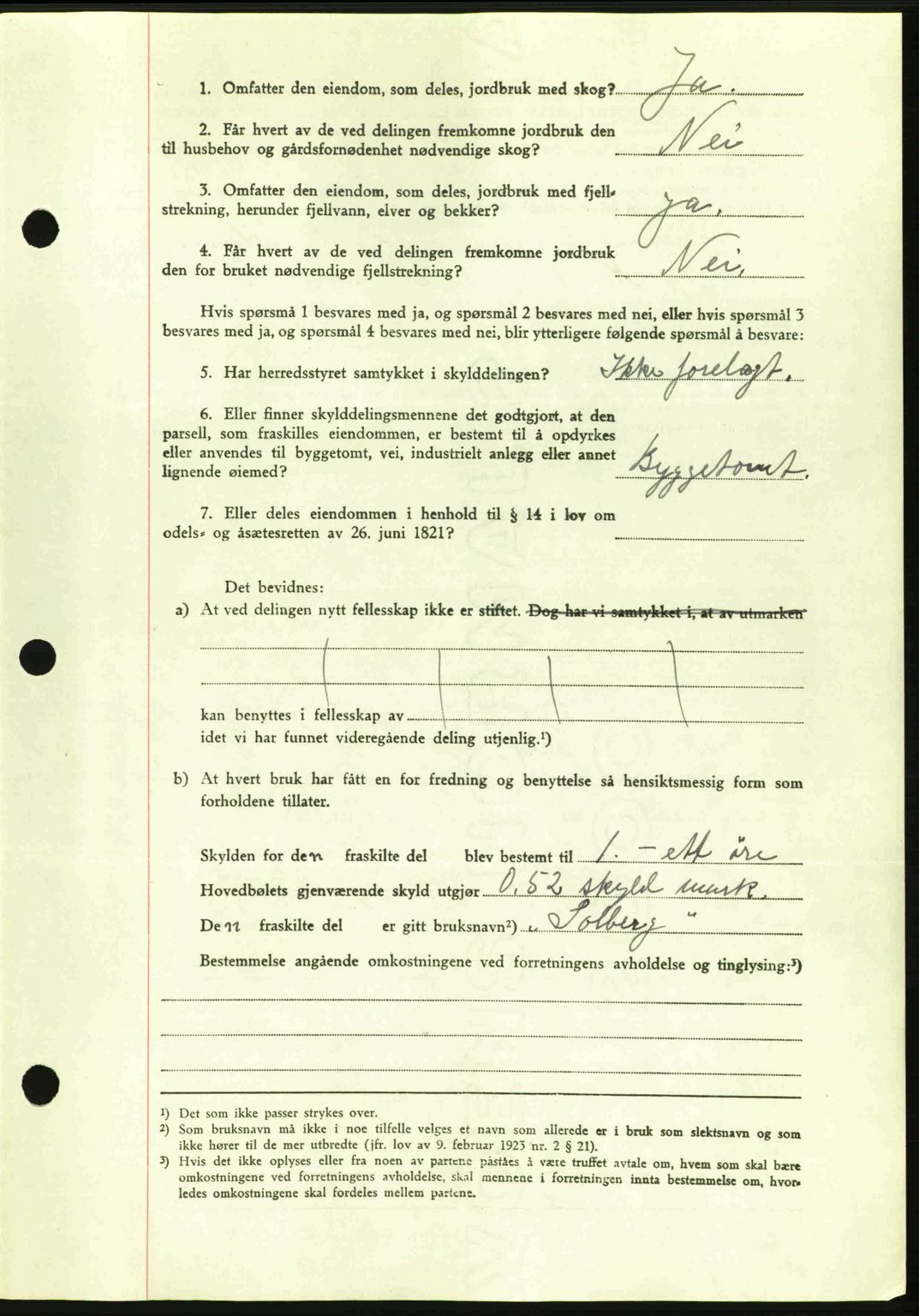 Romsdal sorenskriveri, AV/SAT-A-4149/1/2/2C: Pantebok nr. A11, 1941-1942, Dagboknr: 1819/1941