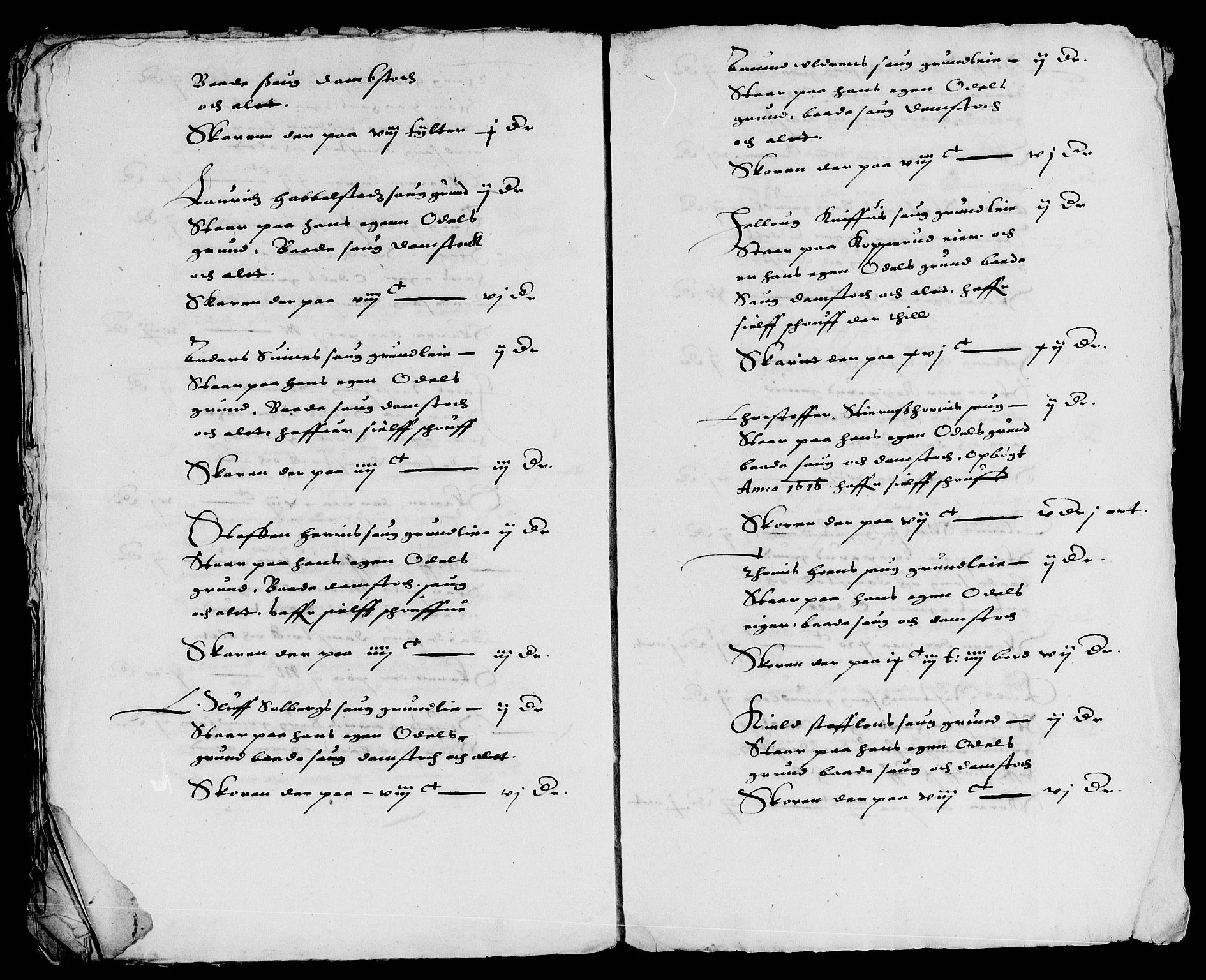 Rentekammeret inntil 1814, Reviderte regnskaper, Lensregnskaper, AV/RA-EA-5023/R/Rb/Rba/L0050: Akershus len, 1618-1620