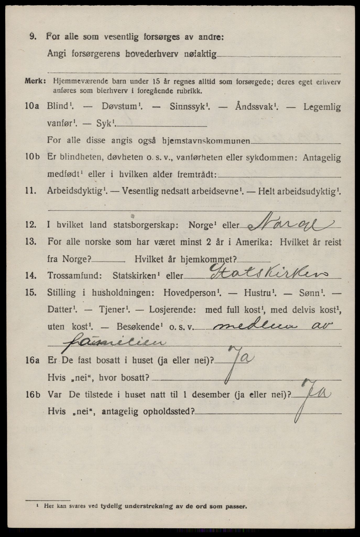 SAST, Folketelling 1920 for 1139 Nedstrand herred, 1920, s. 1108