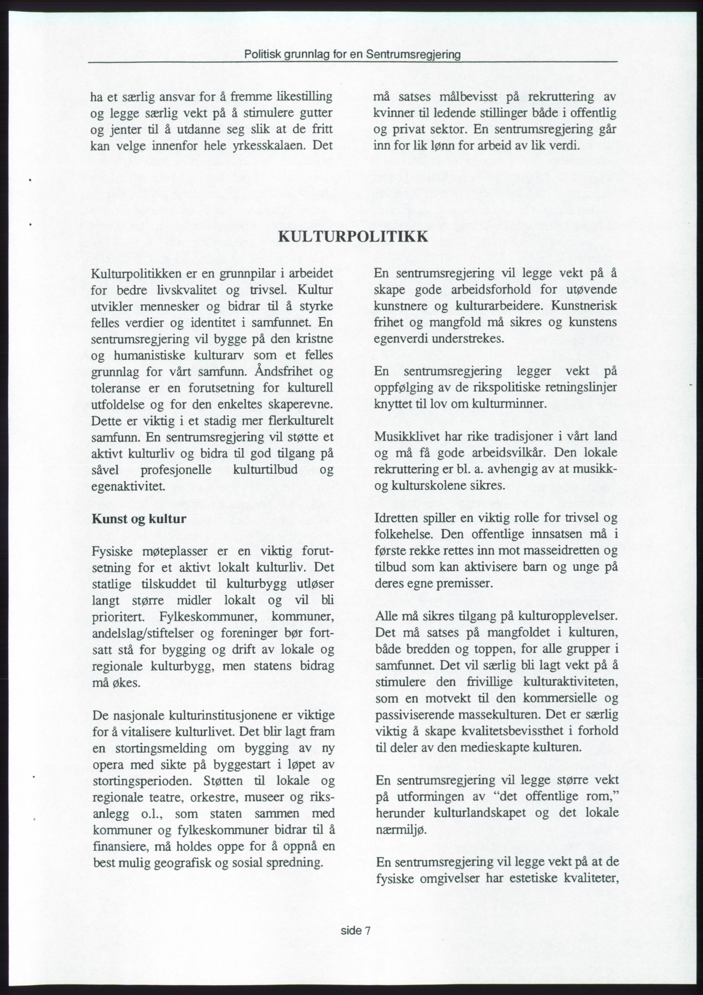 Forhandlingene mellom Kristelig Folkeparti, Senterpartiet og Venstre om dannelse av regjering, AV/RA-PA-1073/A/L0001: Forhandlingsprotokoller, 1997, s. 161