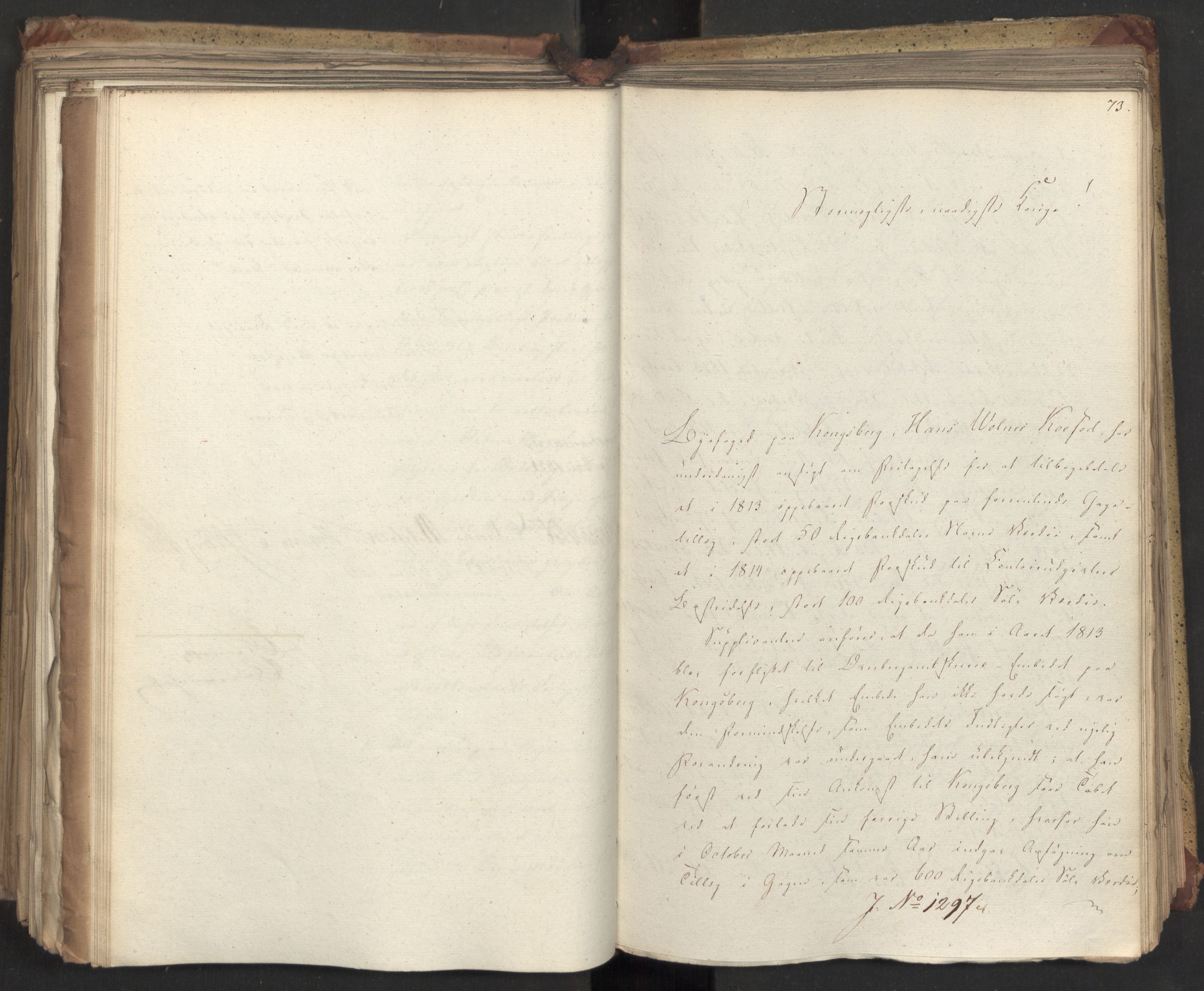 Statsrådsavdelingen i Stockholm, AV/RA-S-1003/D/Da/L0071: Regjeringsinnstillinger nr. 1222-1364, 1831, s. 345