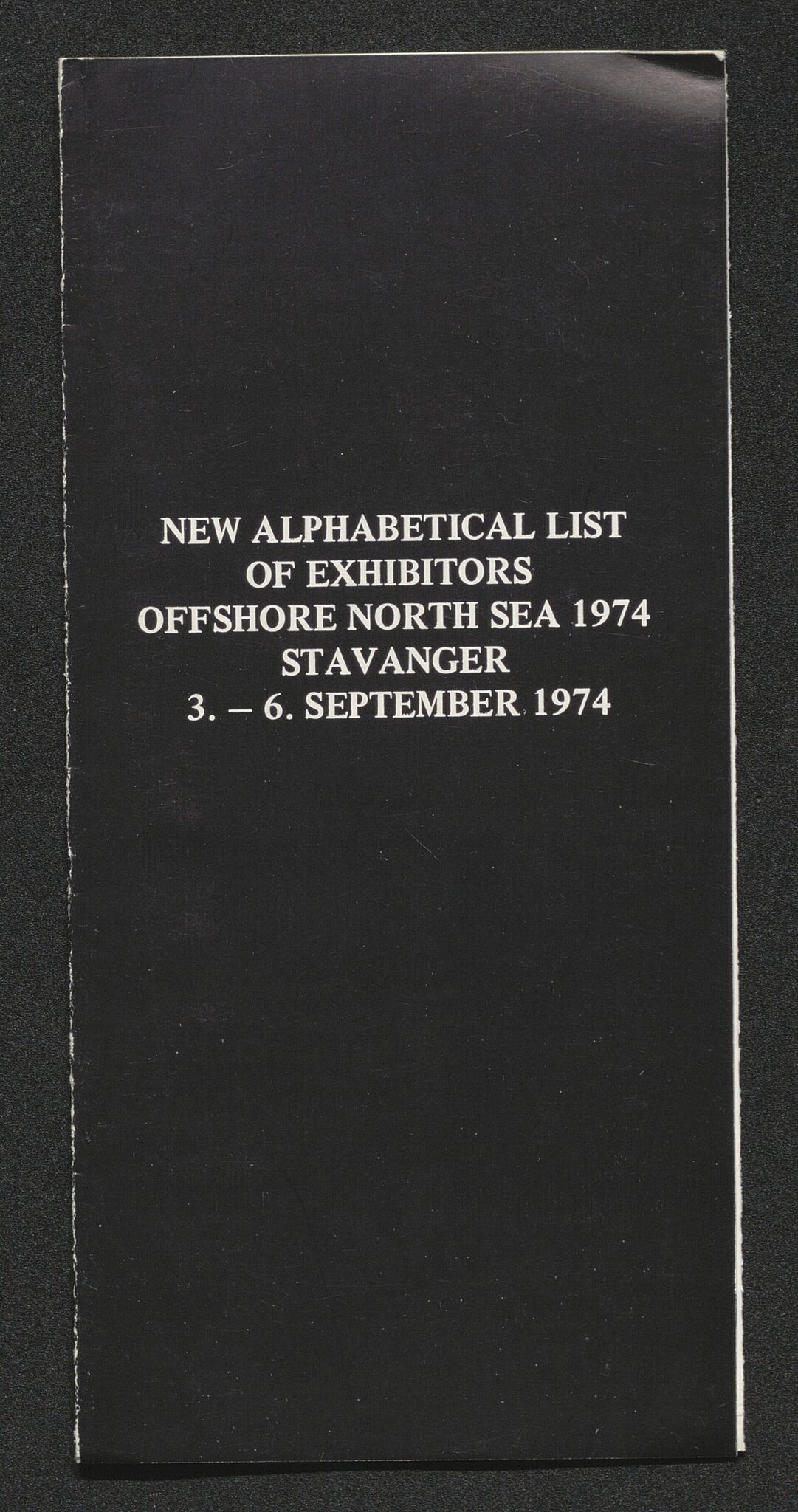 Pa 1716 - Stiftelsen Offshore Northern Seas, AV/SAST-A-102319/X/Xc/L0001: Invitasjonspakker ONS 74 og ONS 76, 1974-1976, s. 15