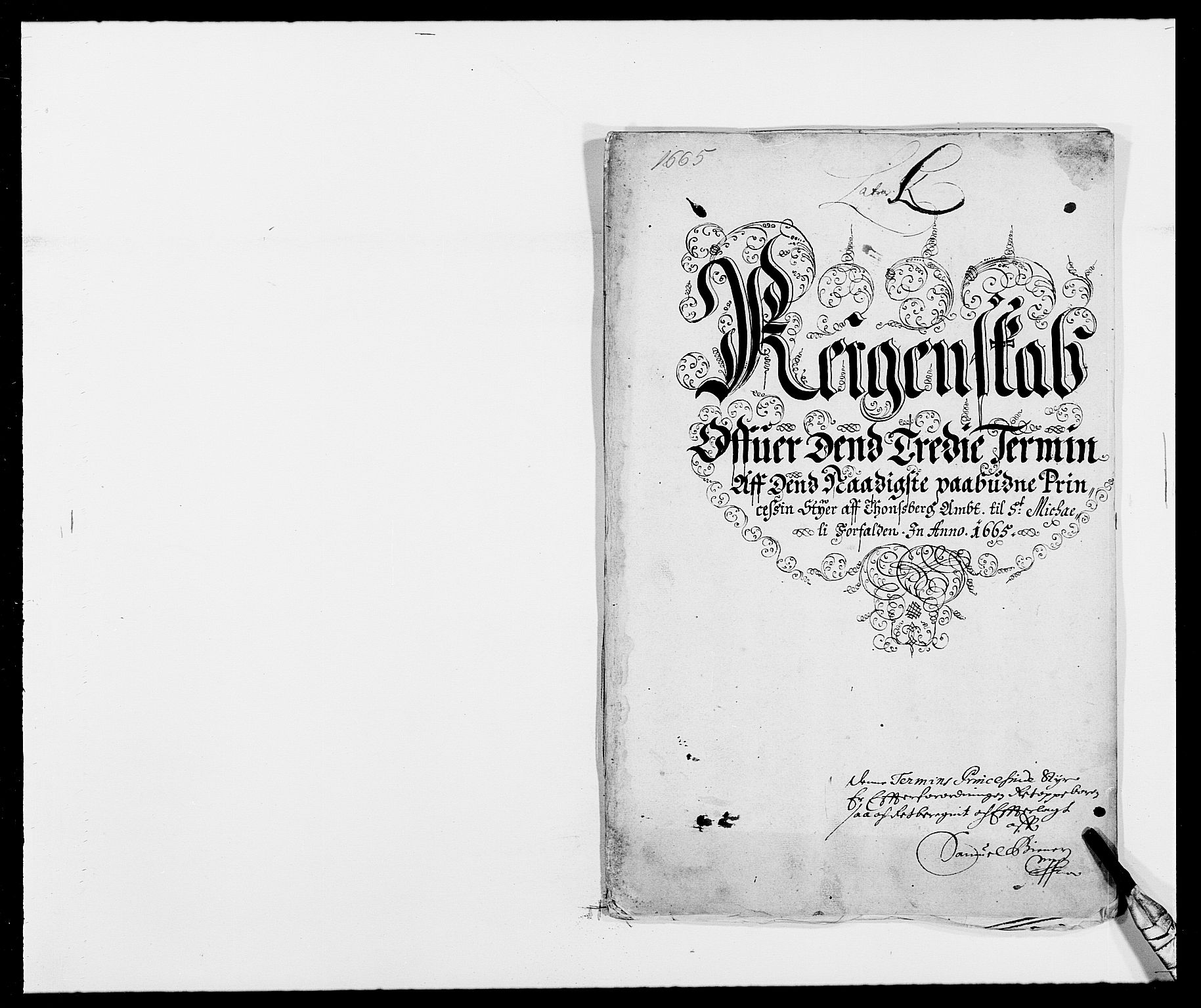 Rentekammeret inntil 1814, Reviderte regnskaper, Fogderegnskap, AV/RA-EA-4092/R32/L1839: Fogderegnskap Jarlsberg grevskap, 1664-1673, s. 347