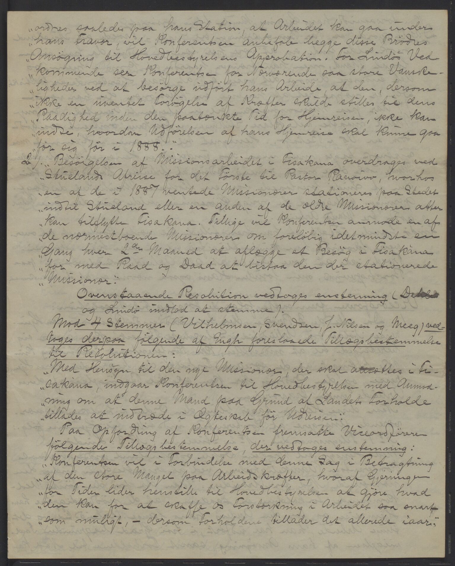 Det Norske Misjonsselskap - hovedadministrasjonen, VID/MA-A-1045/D/Da/Daa/L0036/0011: Konferansereferat og årsberetninger / Konferansereferat fra Madagaskar Innland., 1886