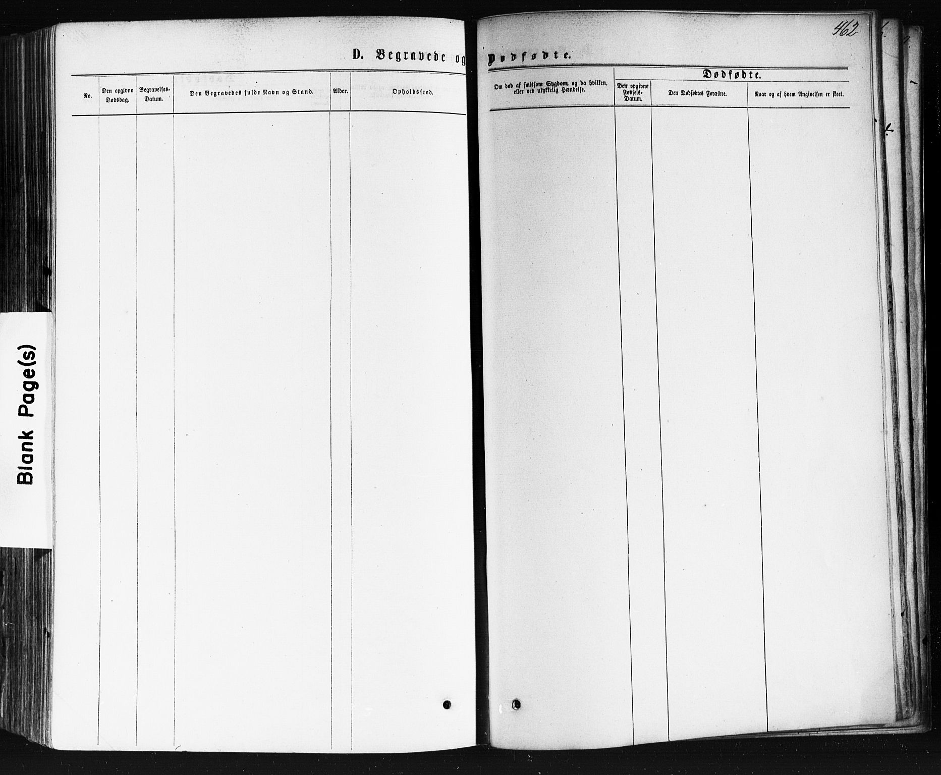 Bragernes kirkebøker, AV/SAKO-A-6/F/Fb/L0004: Ministerialbok nr. II 4, 1869-1875, s. 462