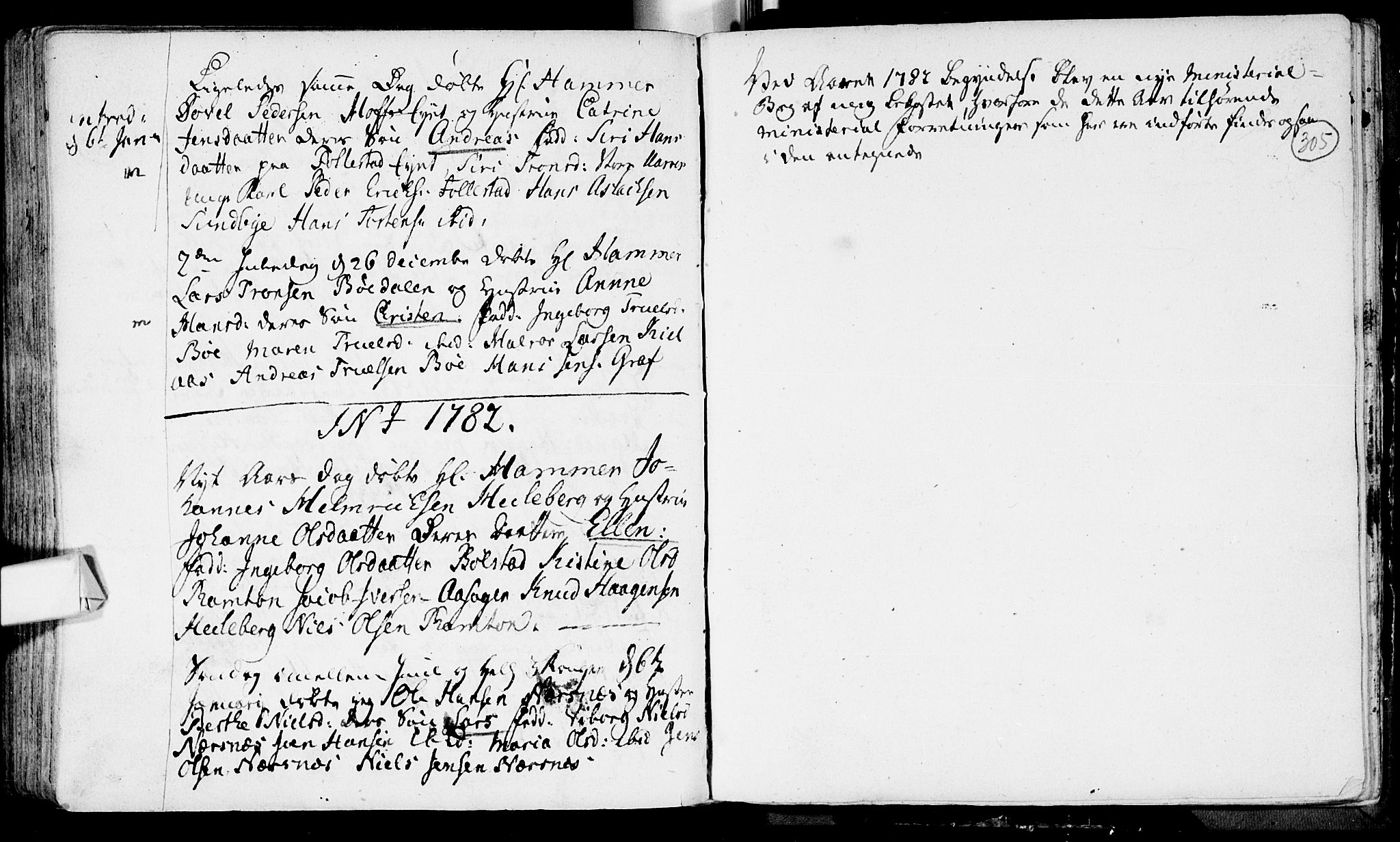 Røyken kirkebøker, SAKO/A-241/F/Fa/L0002: Ministerialbok nr. 2, 1731-1782, s. 305