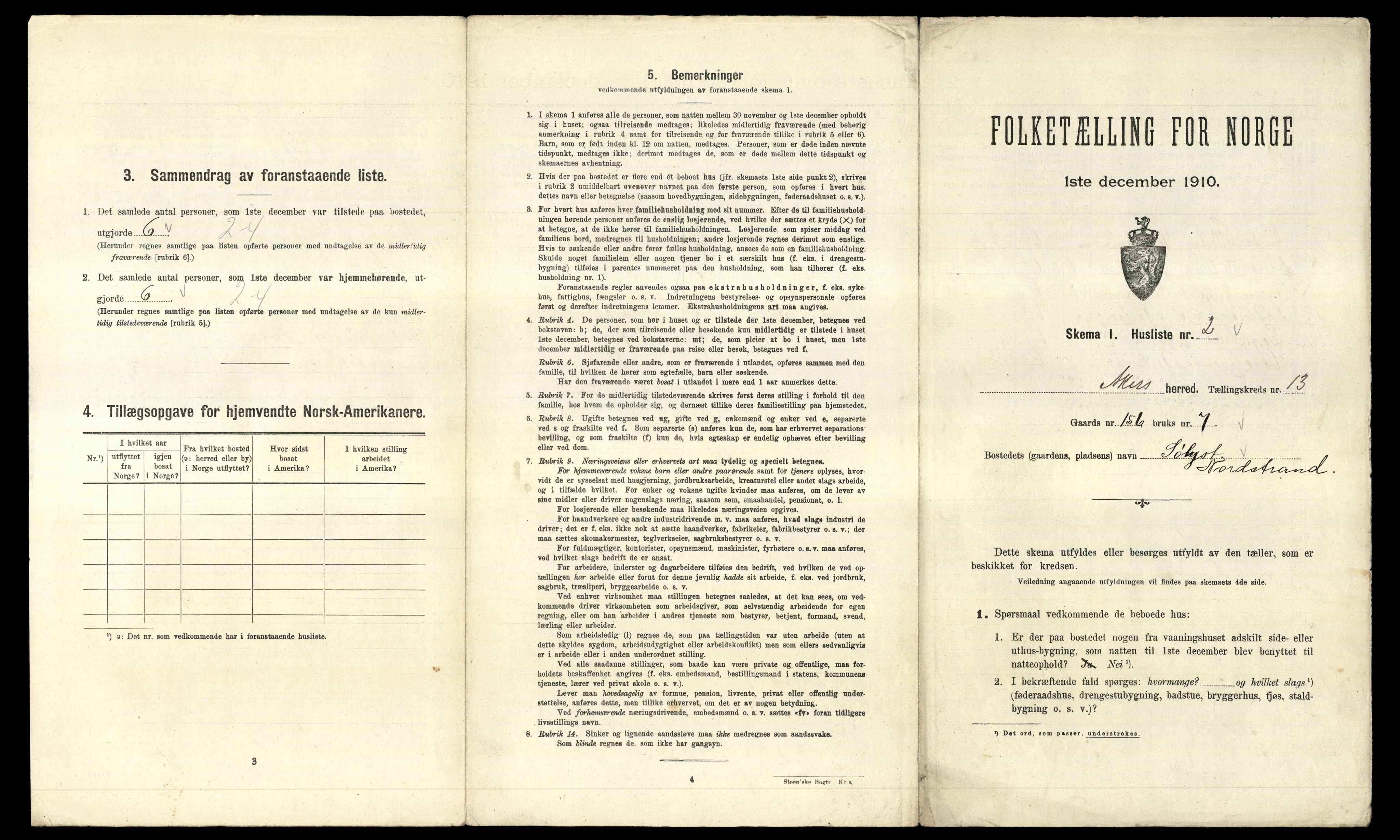 RA, Folketelling 1910 for 0218 Aker herred, 1910, s. 3933