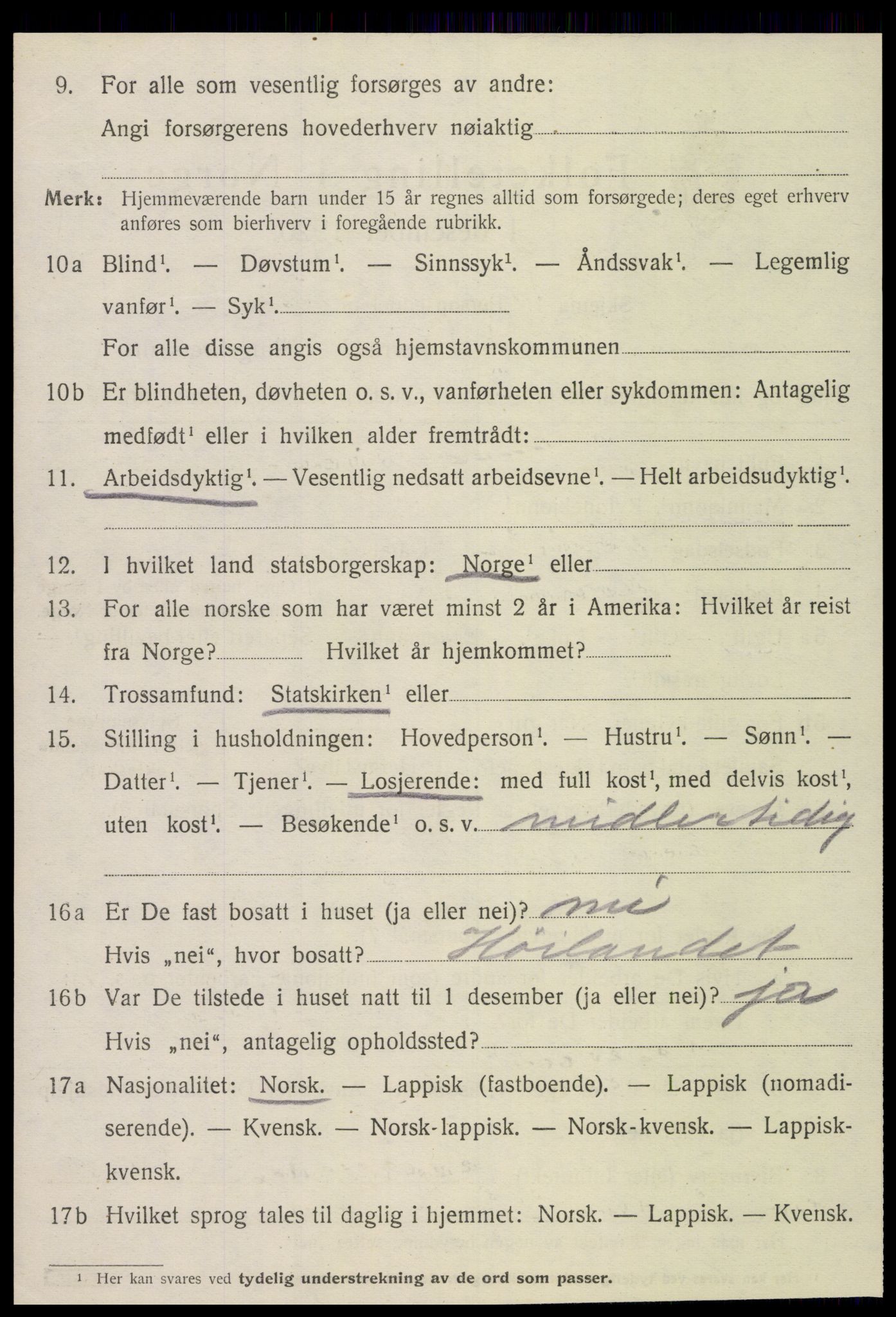 SAT, Folketelling 1920 for 1743 Høylandet herred, 1920, s. 741