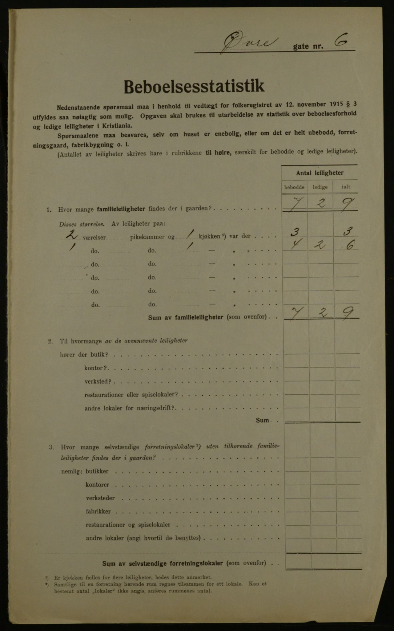 OBA, Kommunal folketelling 1.12.1923 for Kristiania, 1923, s. 143122