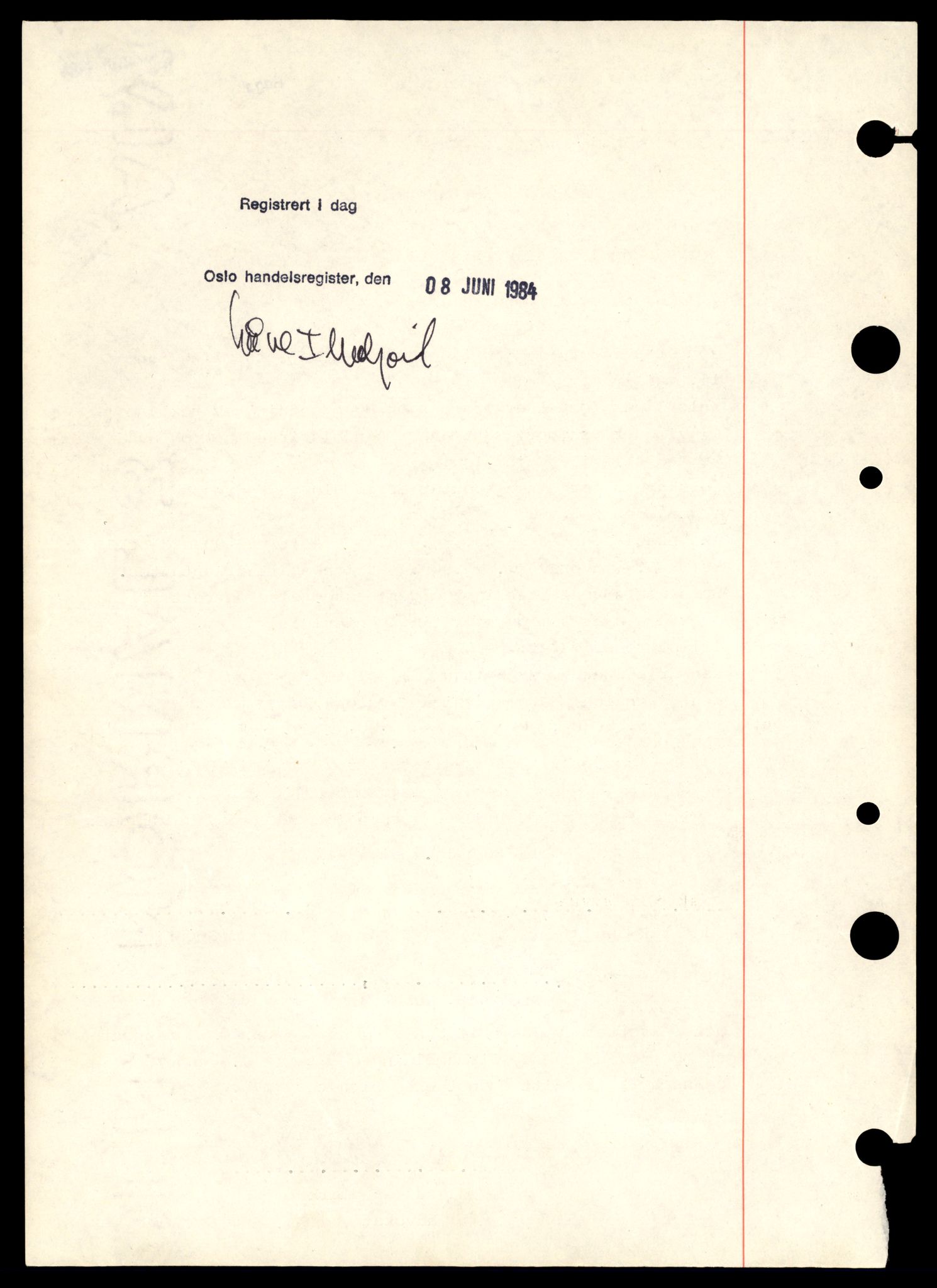 Oslo byfogd, Handelsregisteret, AV/SAT-A-10867/G/Gb/Gbb/L0091: Registreringsmeldinger, Su-Ve, 1986, s. 2