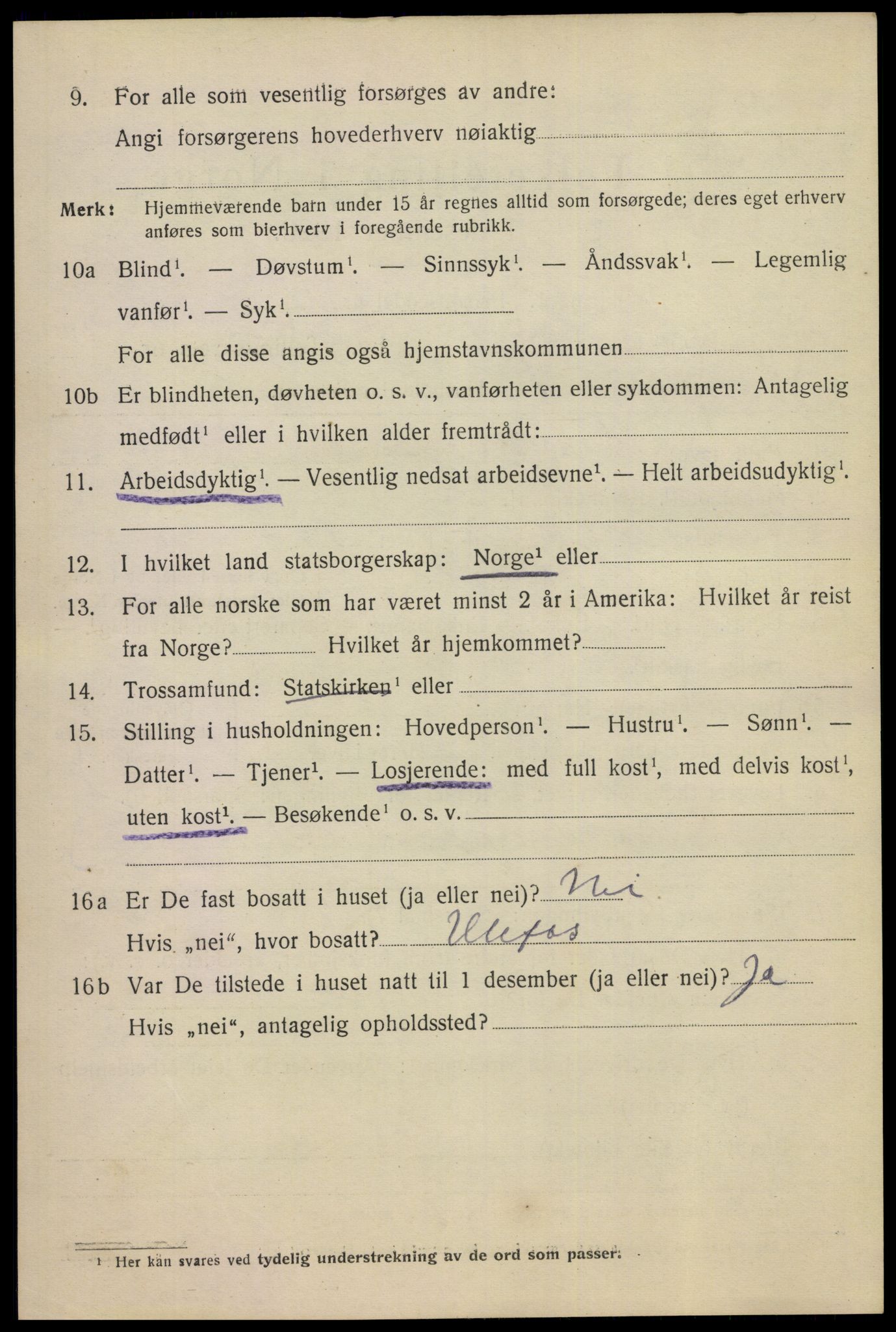 SAKO, Folketelling 1920 for 0807 Notodden kjøpstad, 1920, s. 6581