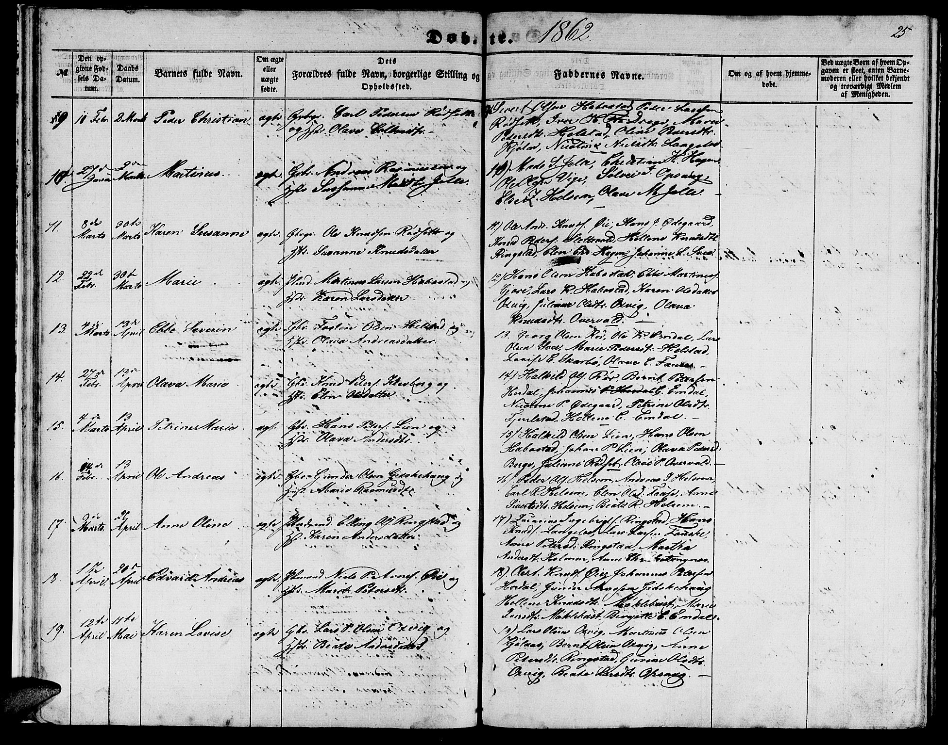 Ministerialprotokoller, klokkerbøker og fødselsregistre - Møre og Romsdal, AV/SAT-A-1454/520/L0291: Klokkerbok nr. 520C03, 1854-1881, s. 25